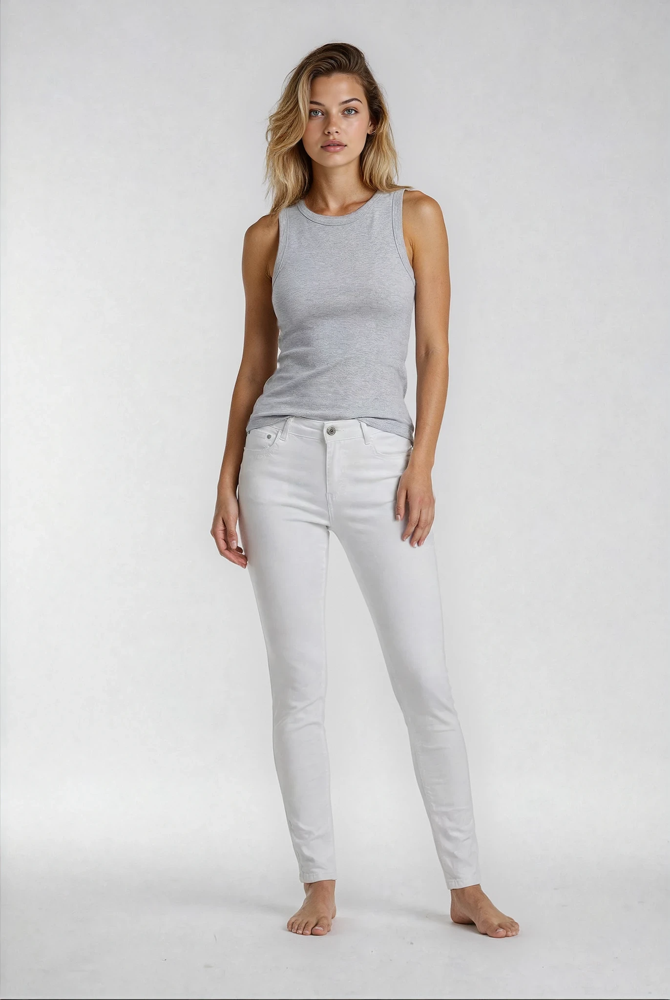 MAPP PATTI ZIP DENIM JEANS DENIM/TWILL