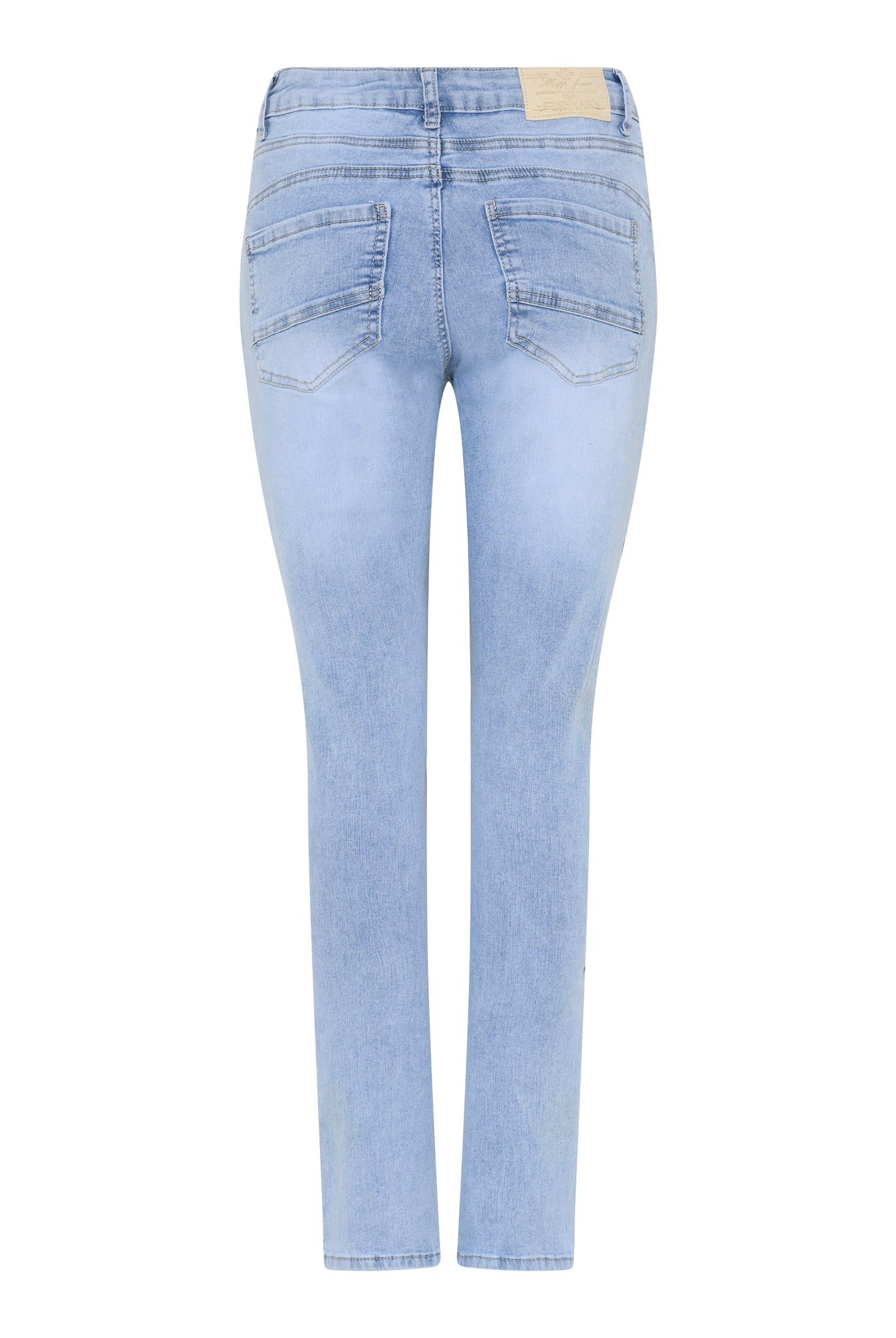 MAPP PATTI ZIP DENIM JEANS DENIM/TWILL 899699 LIGHT BLUE USED