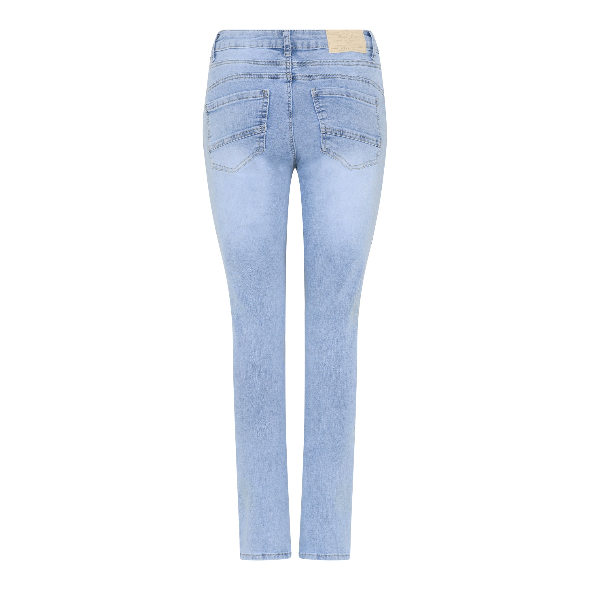 MAPP PATTI ZIP DENIM JEANS DENIM/TWILL 899699 LIGHT BLUE USED