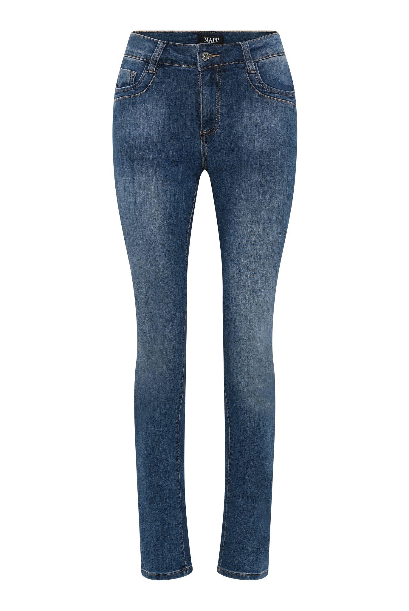 MAPP PATTI ZIP DENIM JEANS DENIM/TWILL 939699 CLASSIC BLUE USED