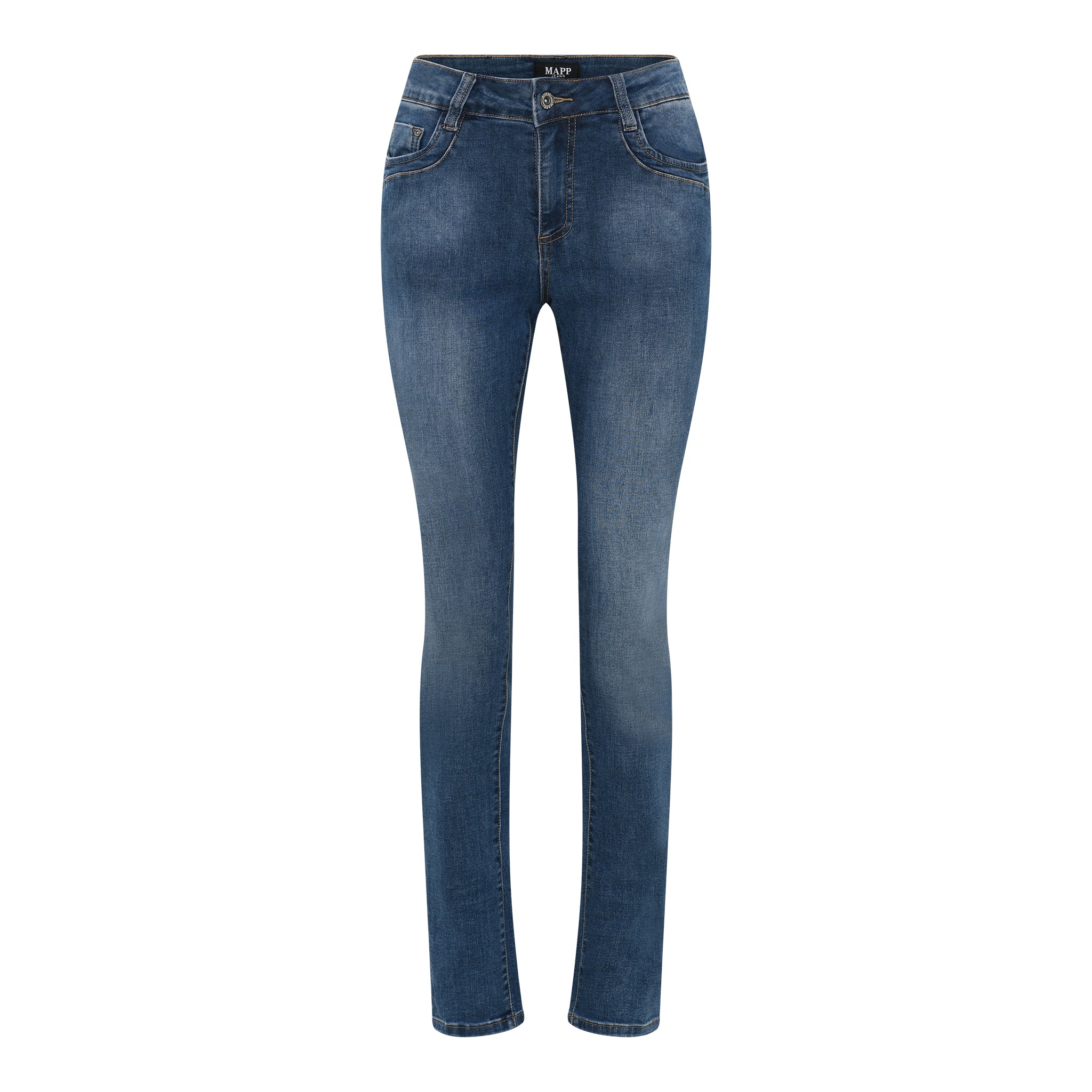 MAPP PATTI ZIP DENIM JEANS DENIM/TWILL 939699 CLASSIC BLUE USED