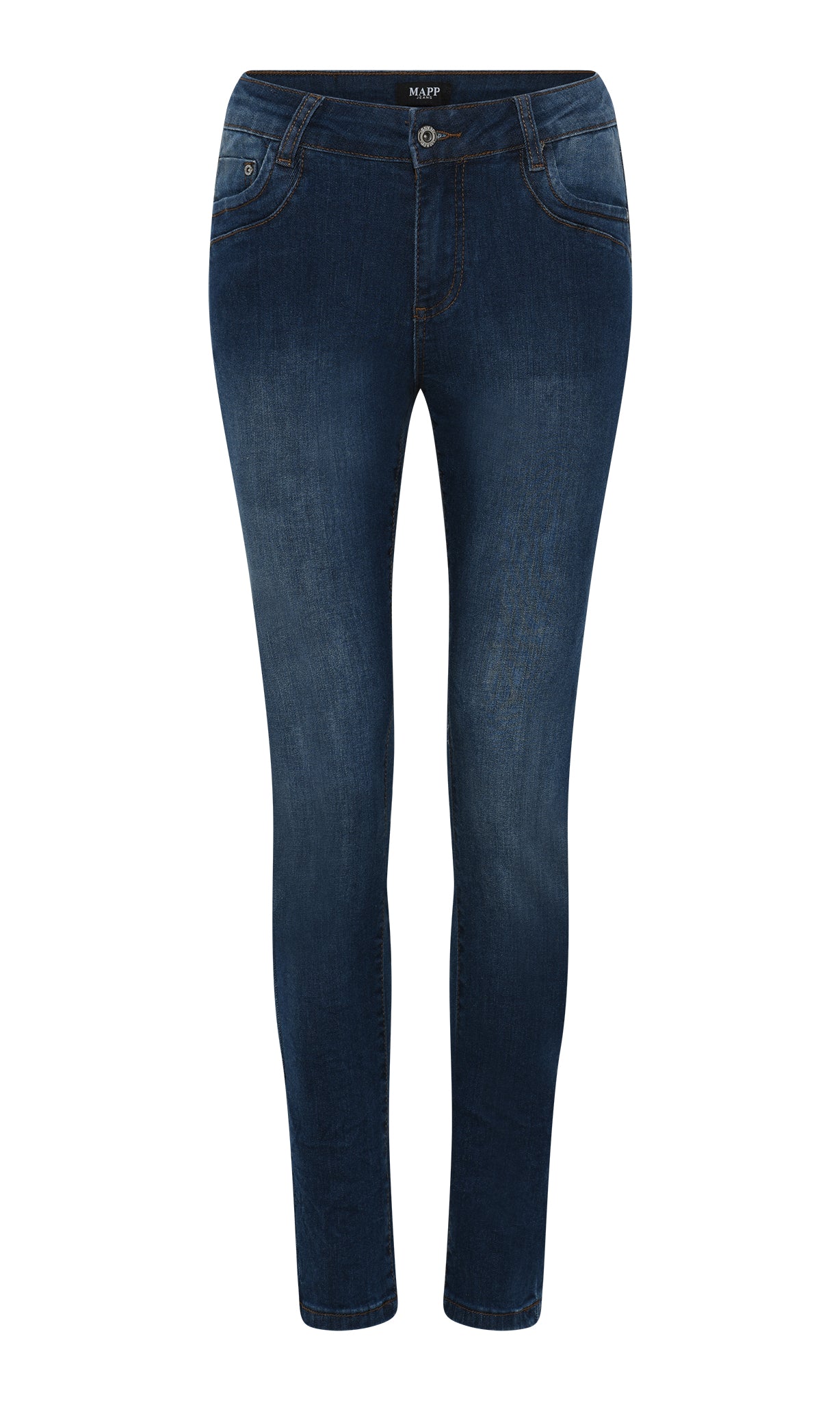 MAPP Patti Zip Denim Jeans DENIM/TWILL 969699 DARK BLUE USED