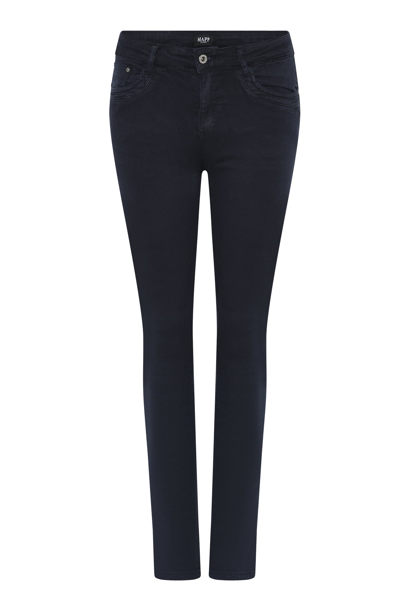 MAPP PATTI ZIP TWILL JEANS DENIM/TWILL 104 NAVY