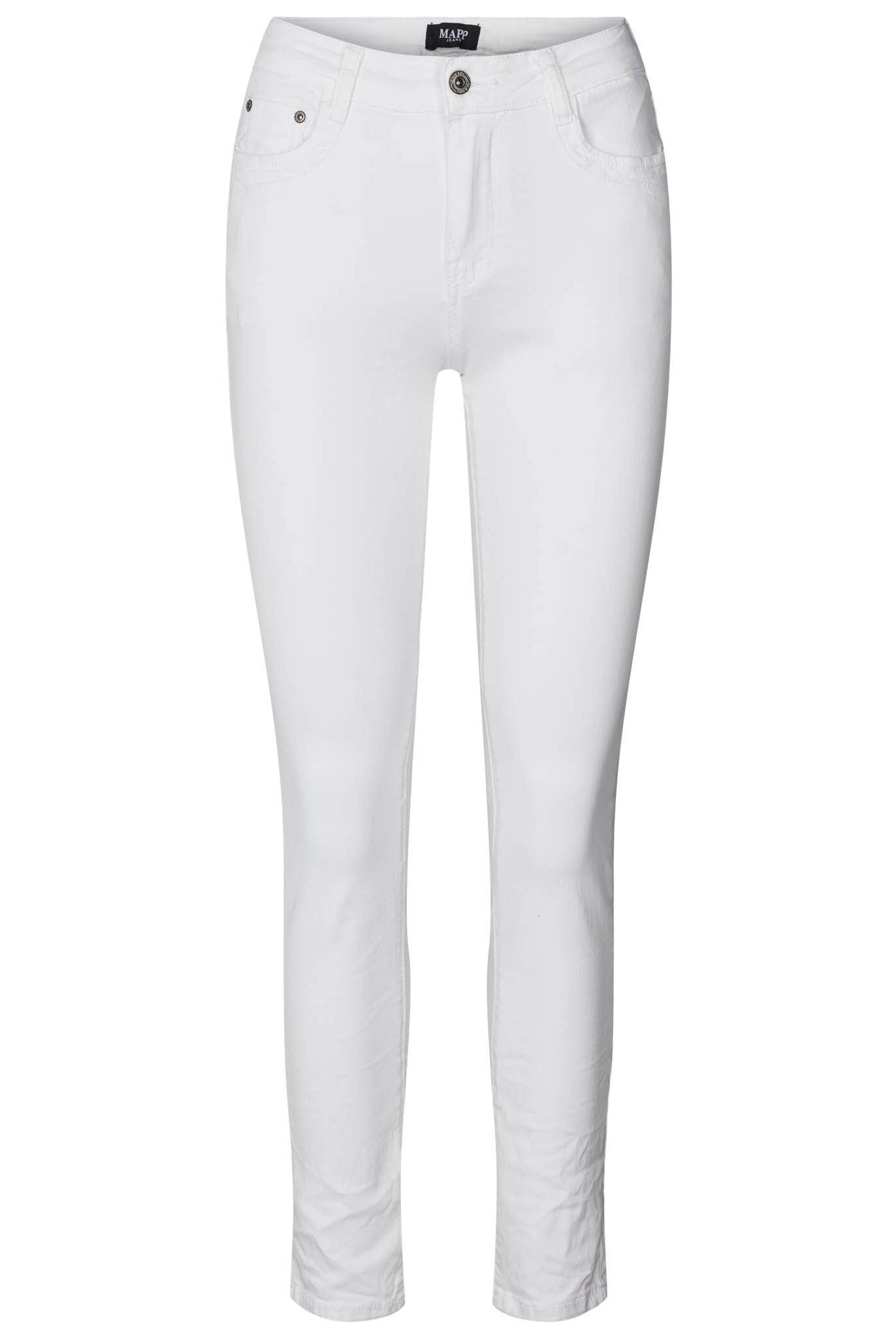 MAPP PATTI ZIP TWILL JEANS DENIM/TWILL 10 WHITE