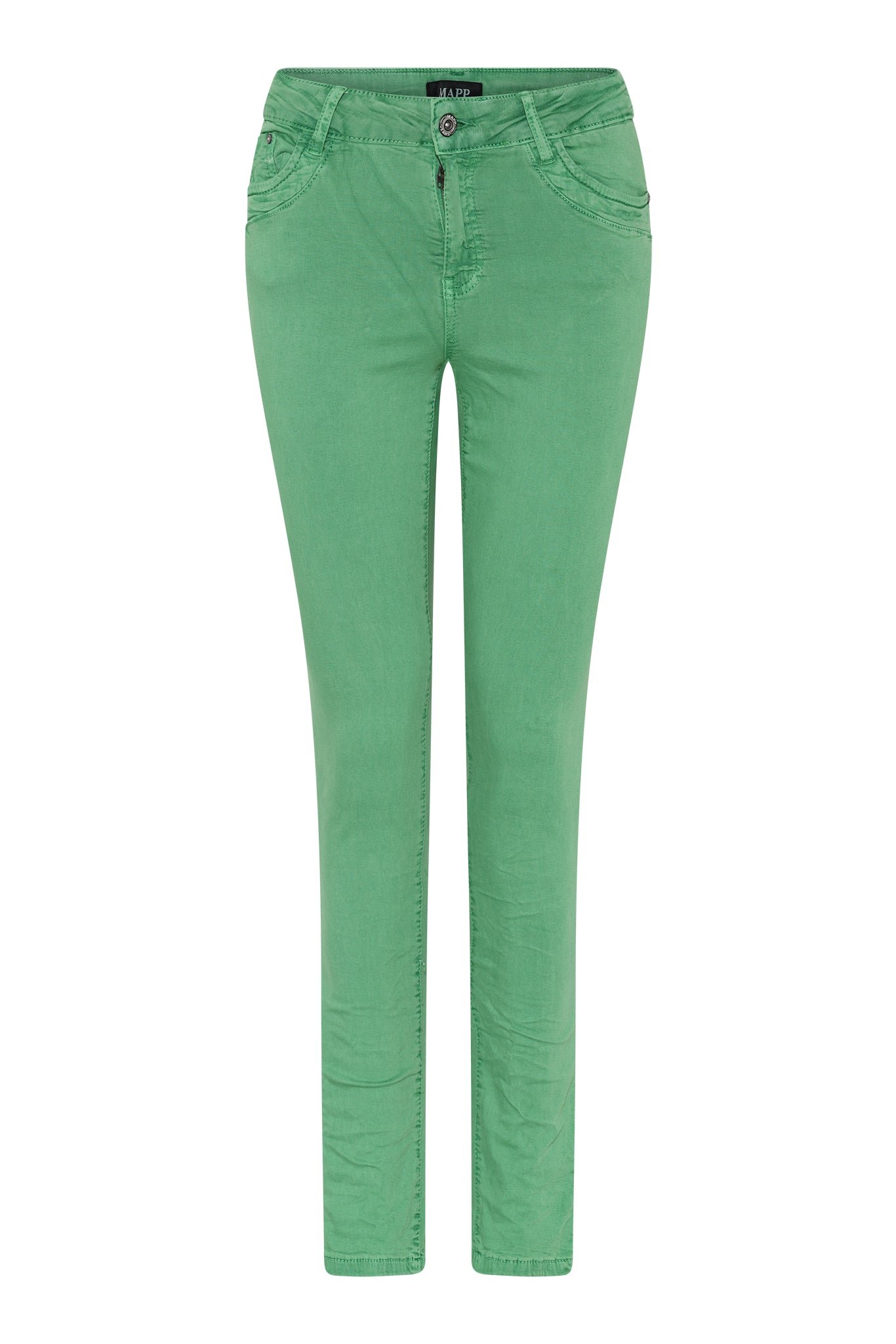 MAPP Patti Zip Twill Jeans DENIM/TWILL 265 GRASS GREEN