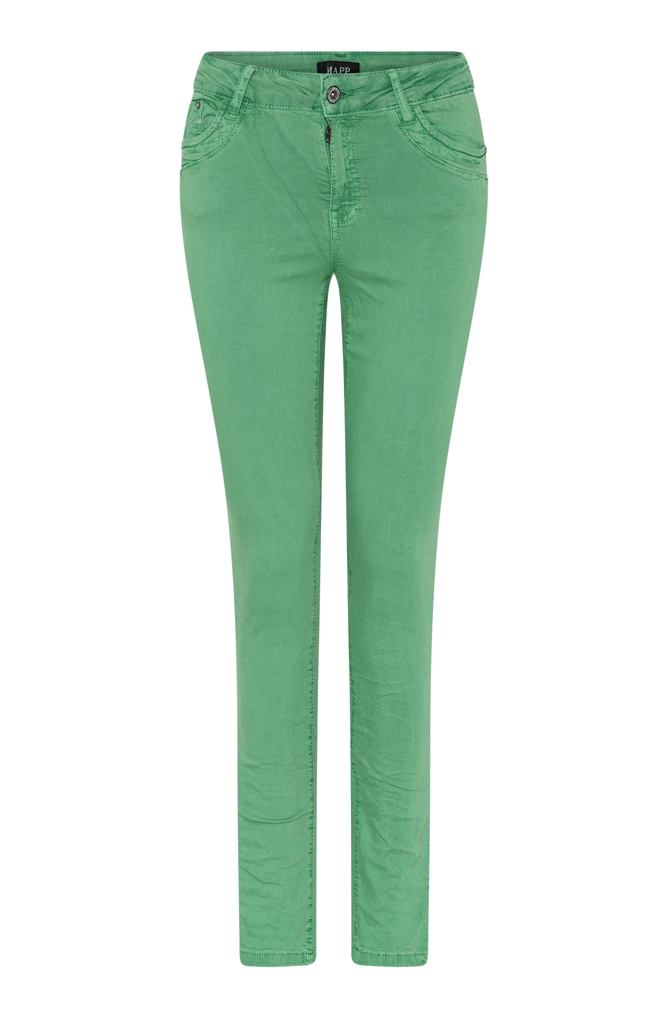 MAPP Patti Zip Twill Jeans DENIM/TWILL 265 GRASS GREEN
