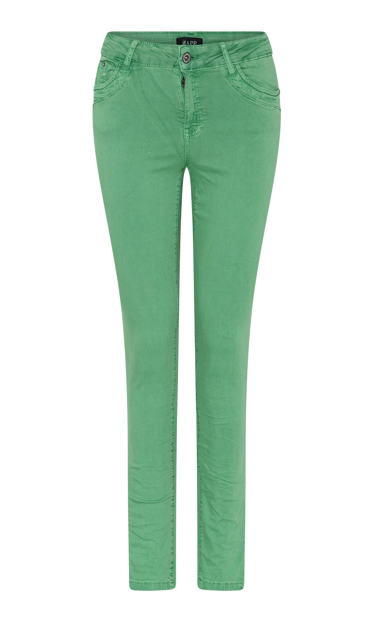 MAPP Patti Zip Twill Jeans DENIM/TWILL 265 GRASS GREEN