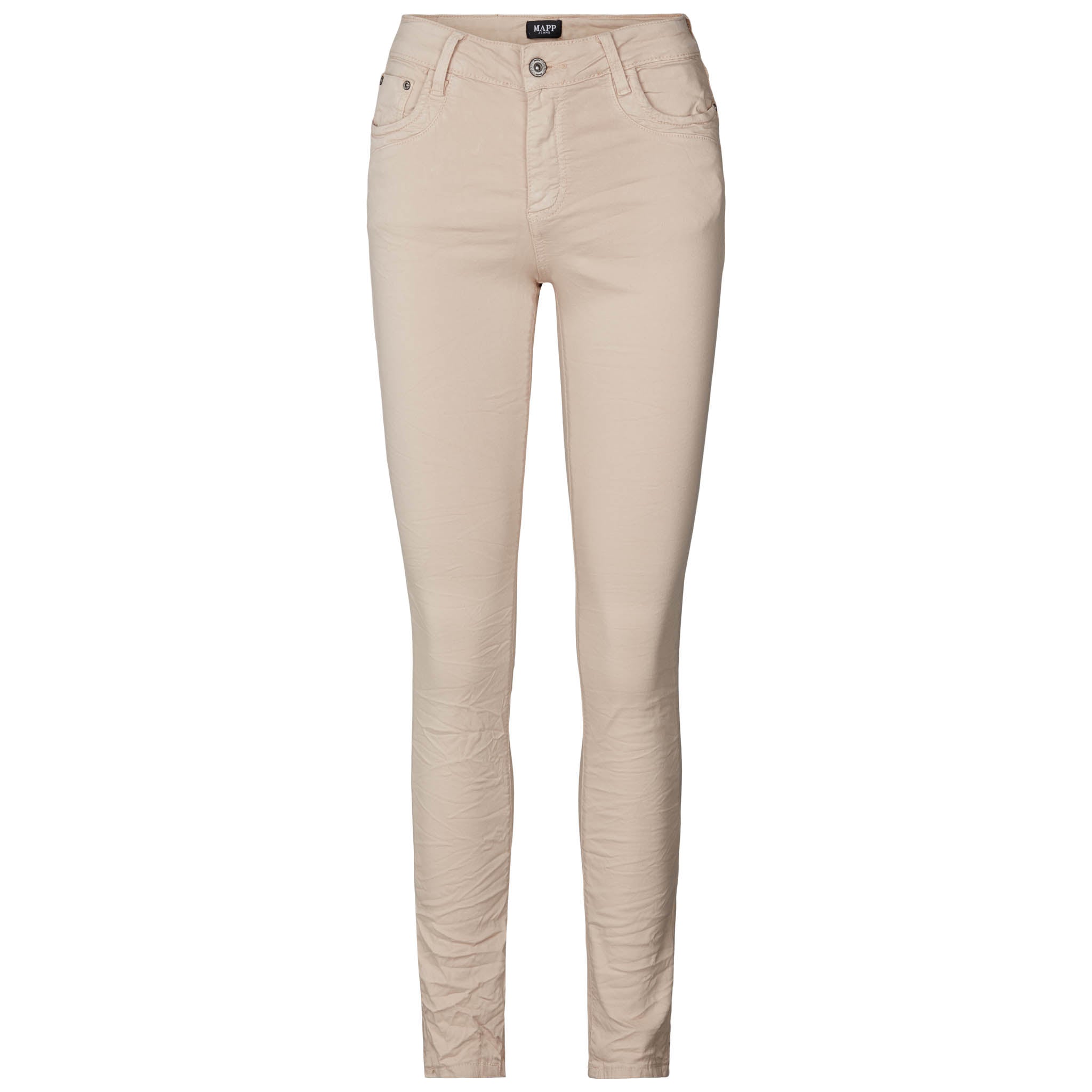MAPP PATTI ZIP TWILL JEANS DENIM/TWILL 27 SAND