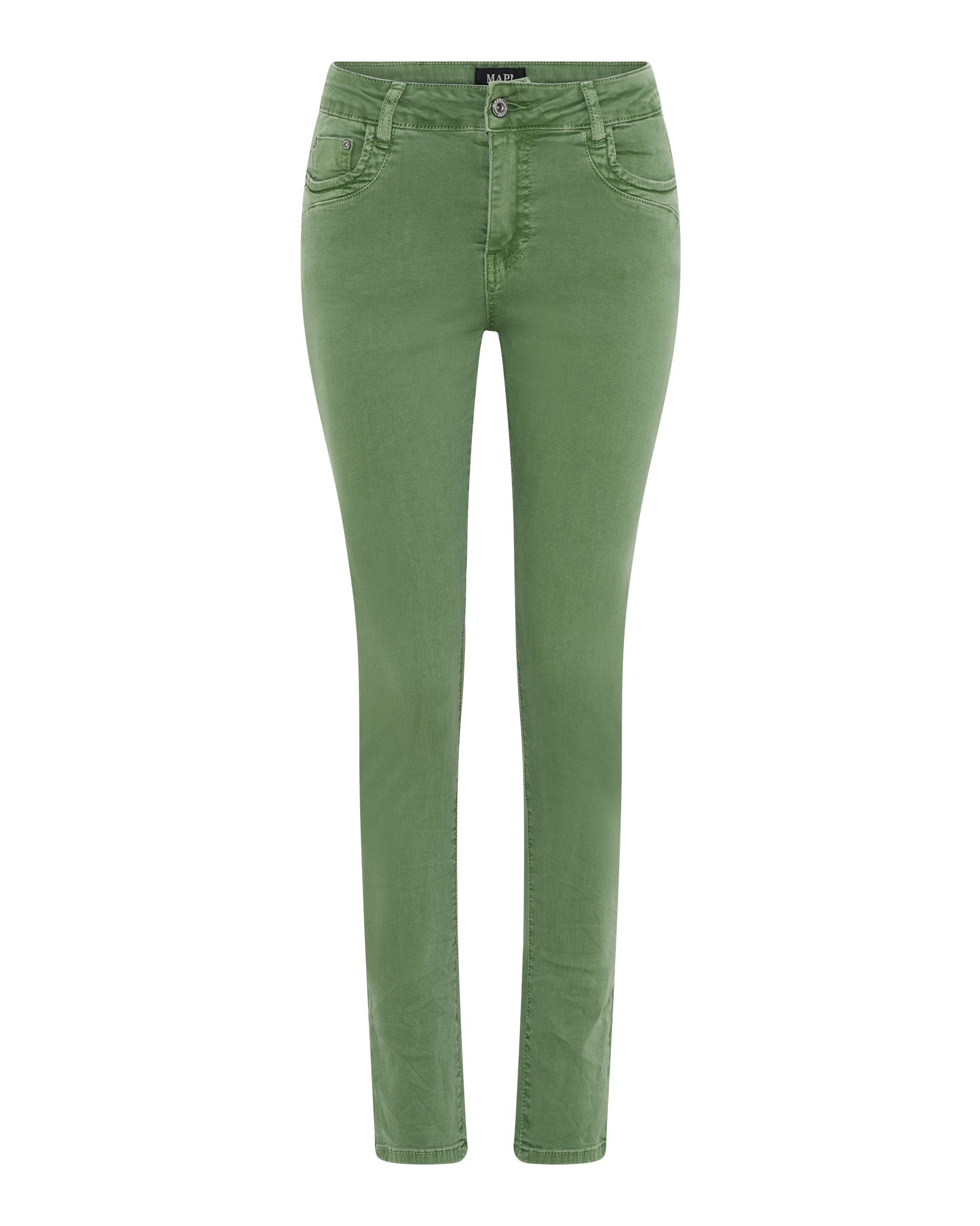 MAPP Patti Zip Twill Jeans DENIM/TWILL 633 OLIVE OIL