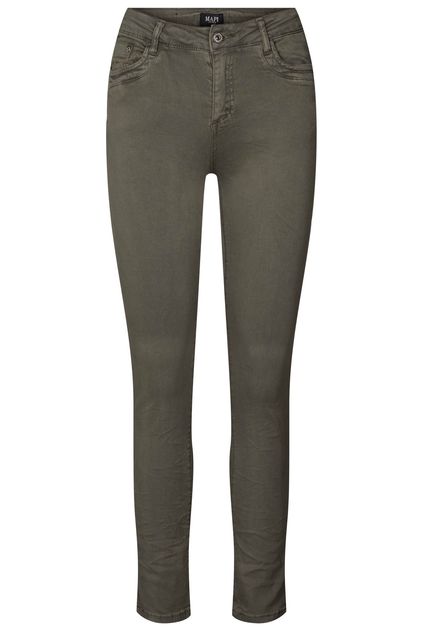 MAPP Patti Zip Twill Jeans DENIM/TWILL 645 SALVIE