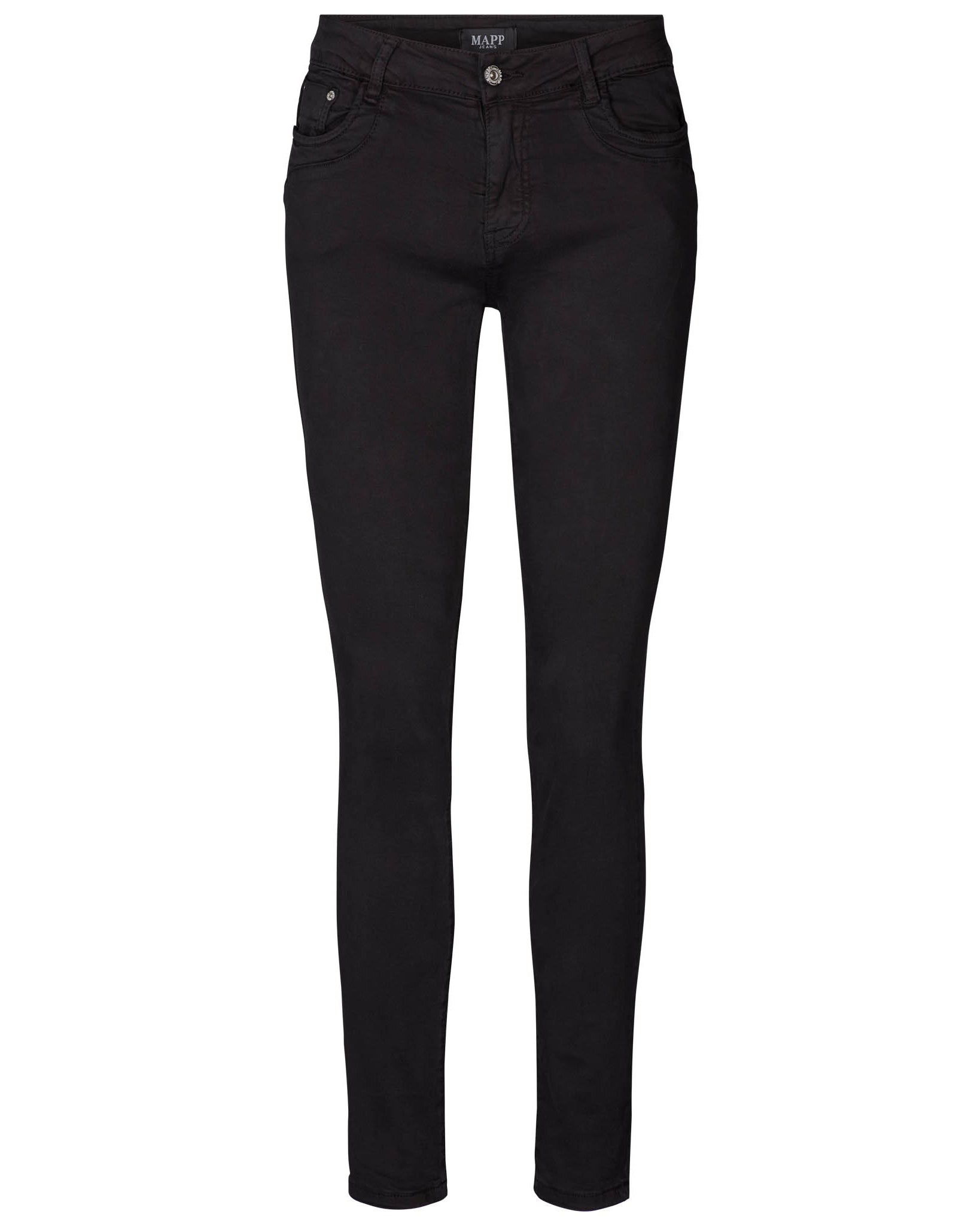 MAPP Patti Zip Twill Jeans DENIM/TWILL 80 BLACK
