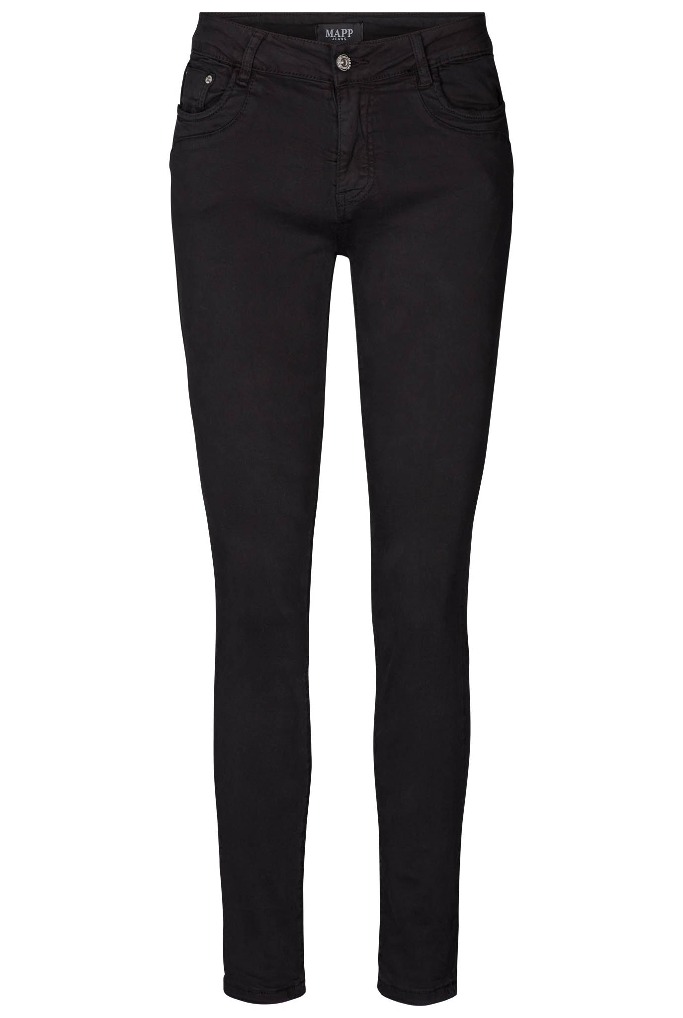MAPP Patti Zip Twill Jeans DENIM/TWILL 80 BLACK