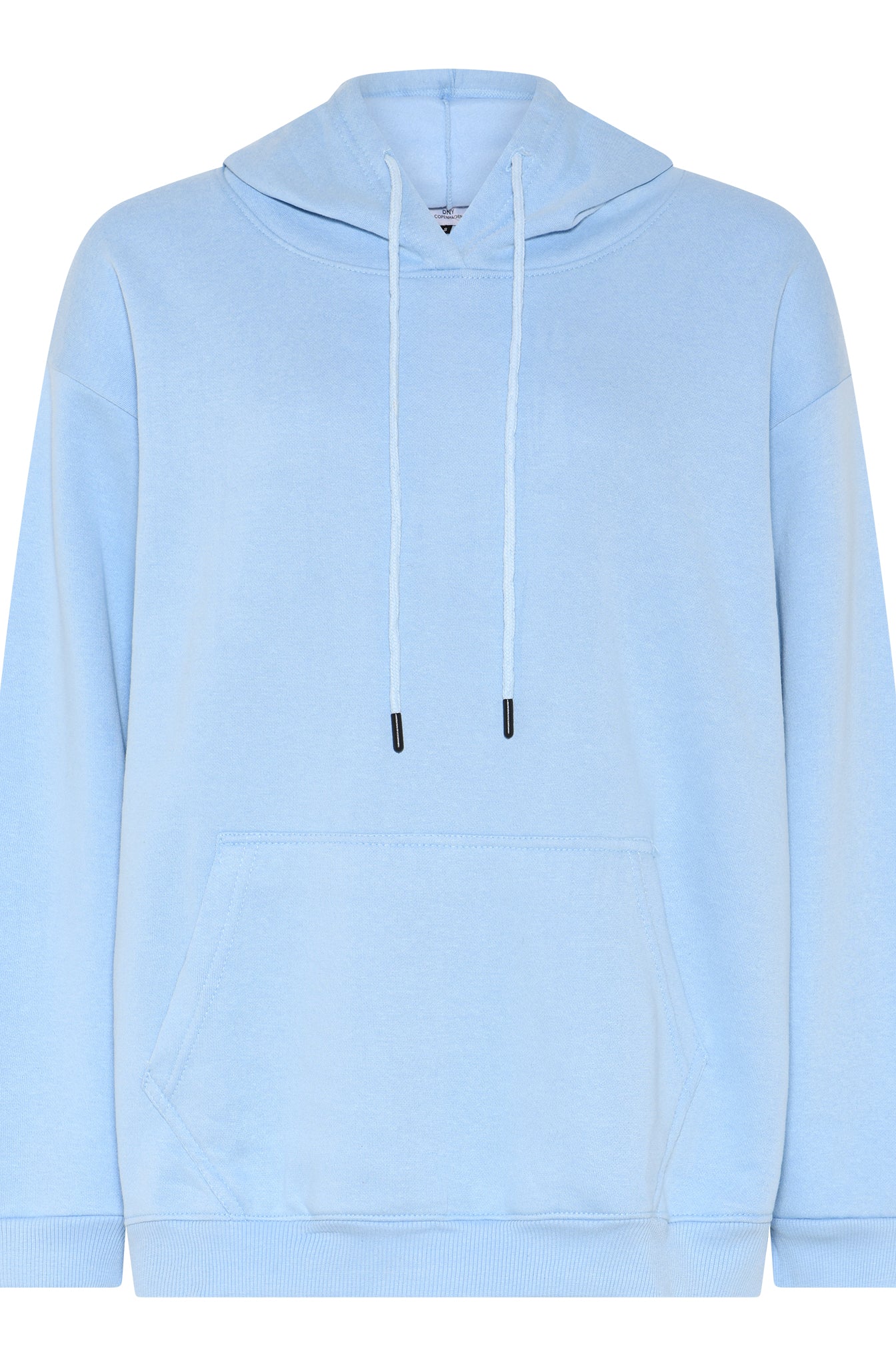 DNYcph PLUS SIZE BETH HOOD BLOUSE SWEATS/VELOUR 109 SKY BLUE