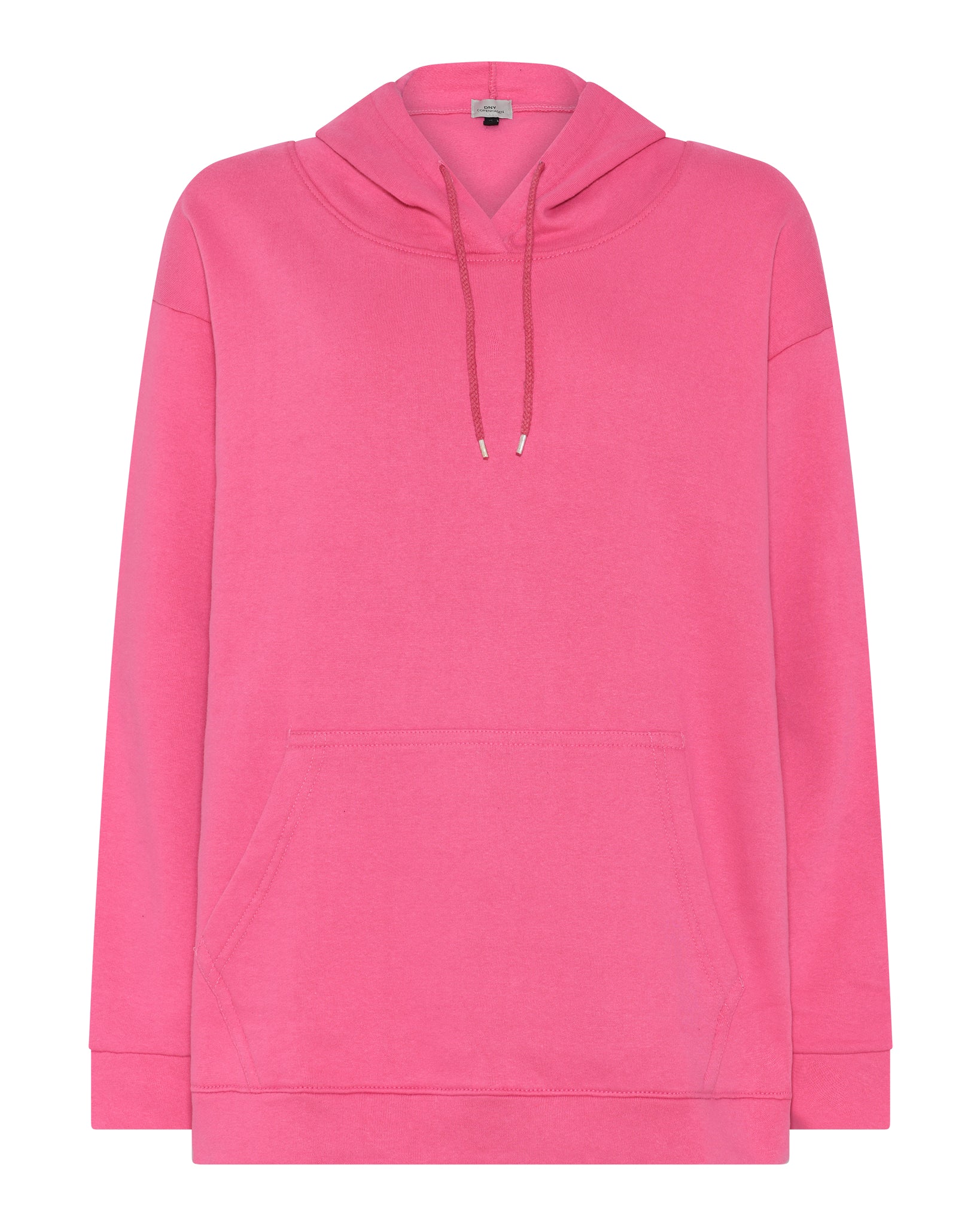 DNYcph PLUS SIZE BETH HOOD BLOUSE SWEATS/VELOUR 385 BRIGHT ROSE