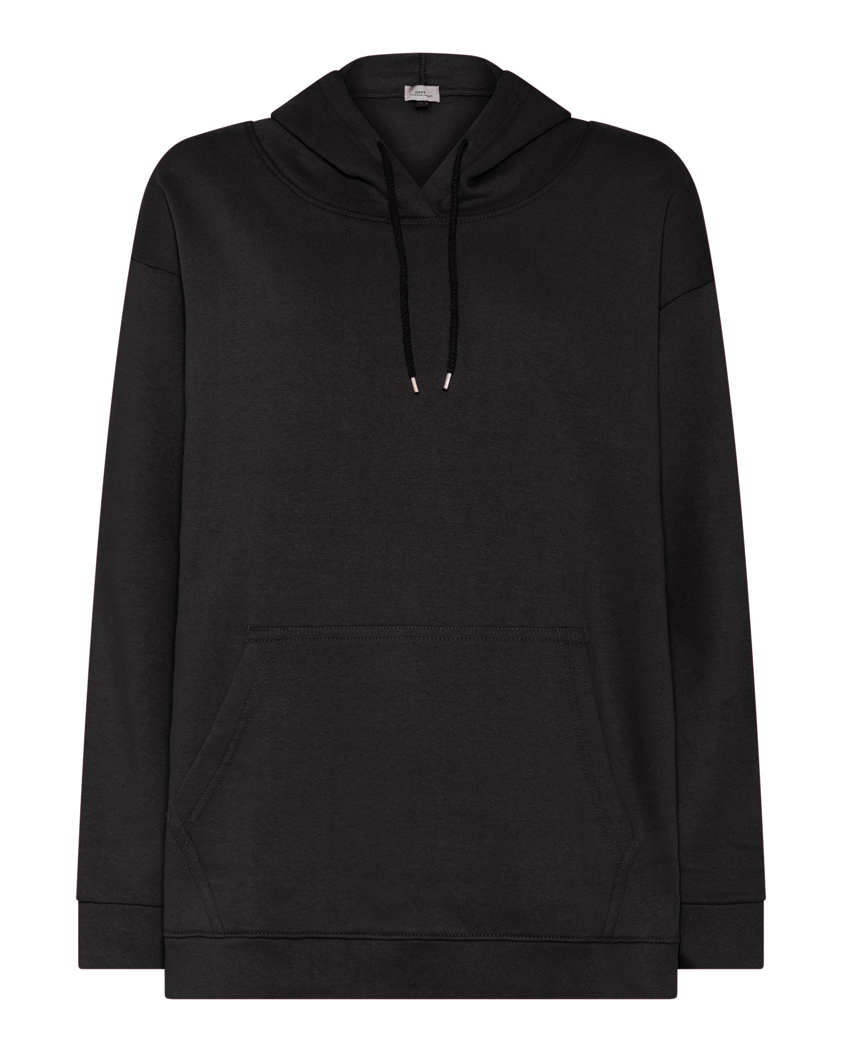 DNYcph PLUS SIZE BETH HOOD BLOUSE SWEATS/VELOUR 80 BLACK