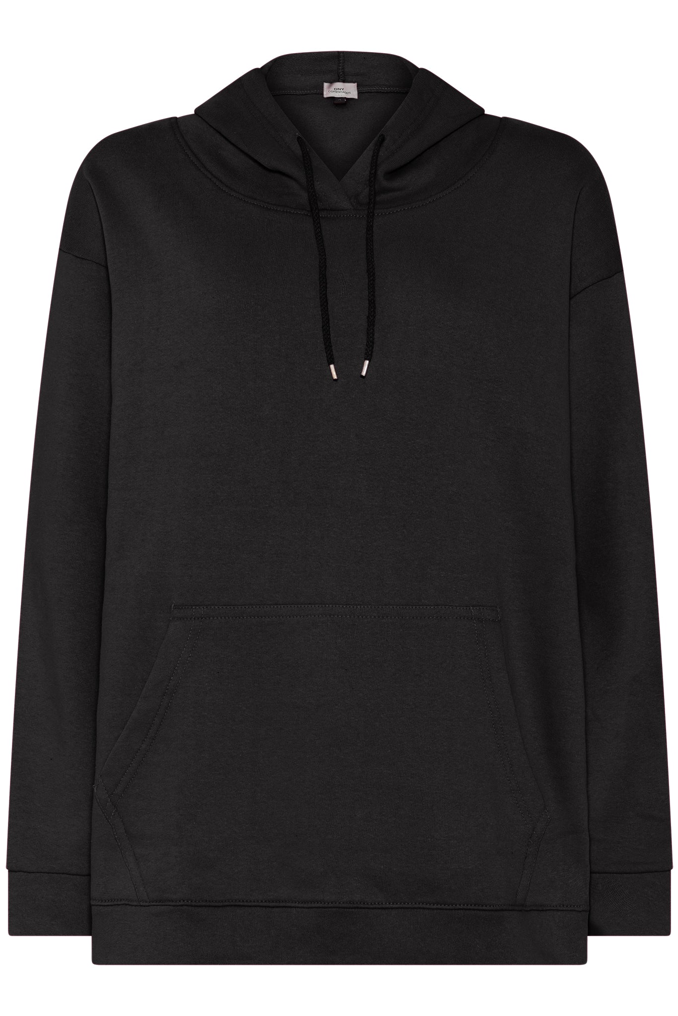 DNYcph PLUS SIZE BETH HOOD BLOUSE SWEATS/VELOUR 80 BLACK
