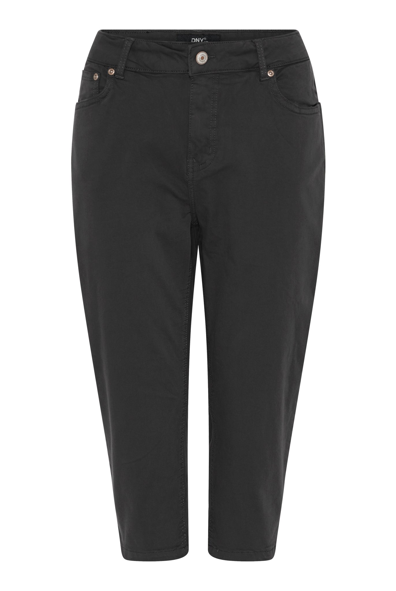 DNYcph PLUS SIZE LENA TWILL PIRATE PANTS 3/4 80 BLACK