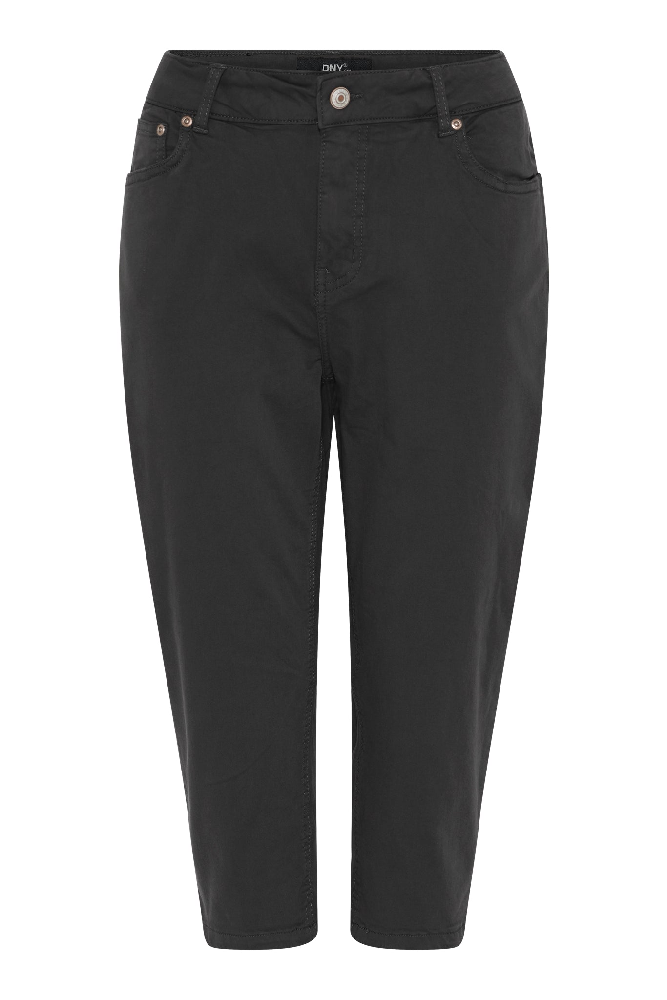 DNYcph PLUS SIZE LENA TWILL PIRATE PANTS 3/4 80 BLACK