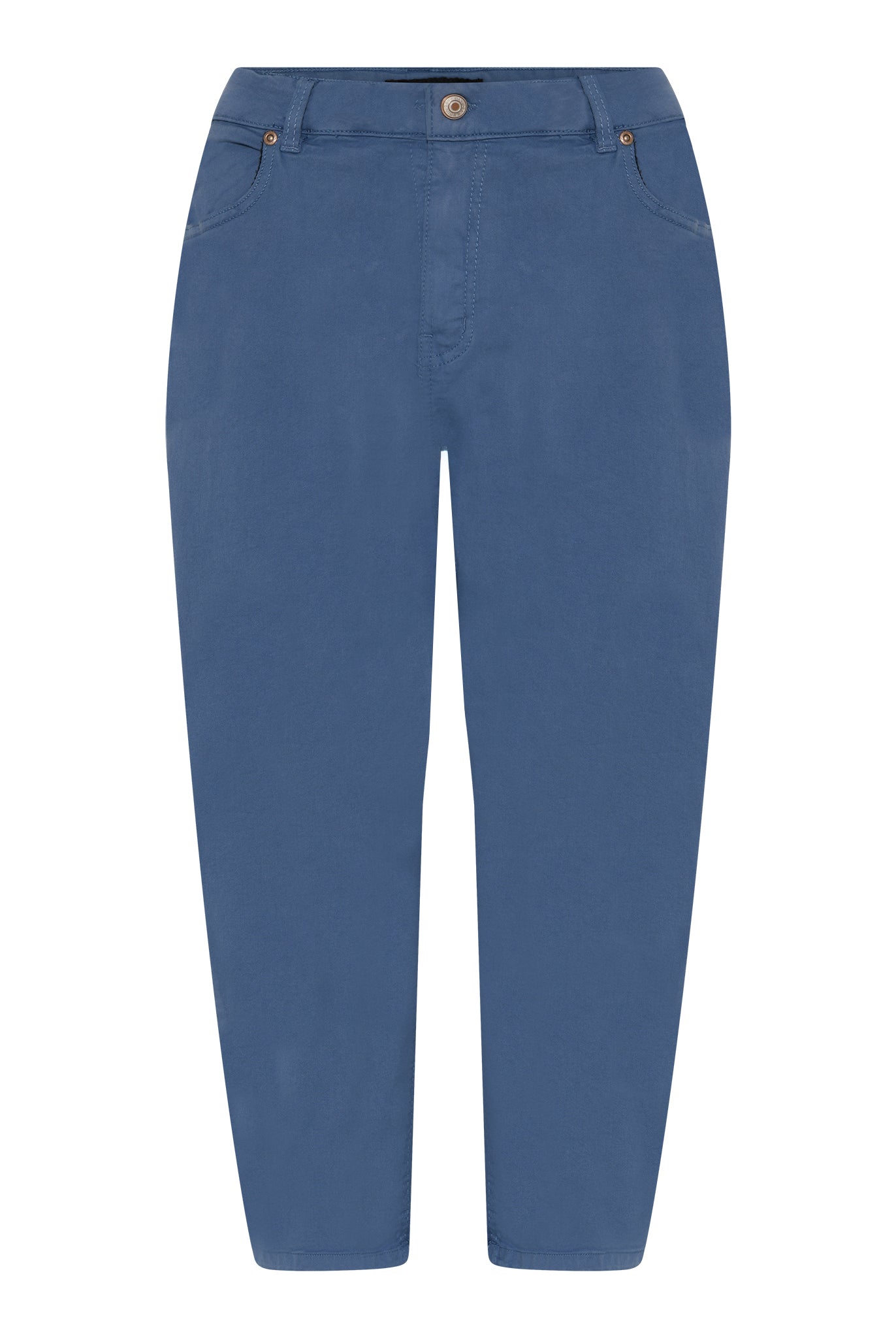 DNYcph PLUS SIZE LENA TWILL PIRATE PANTS 3/4 108 JEANS BLUE