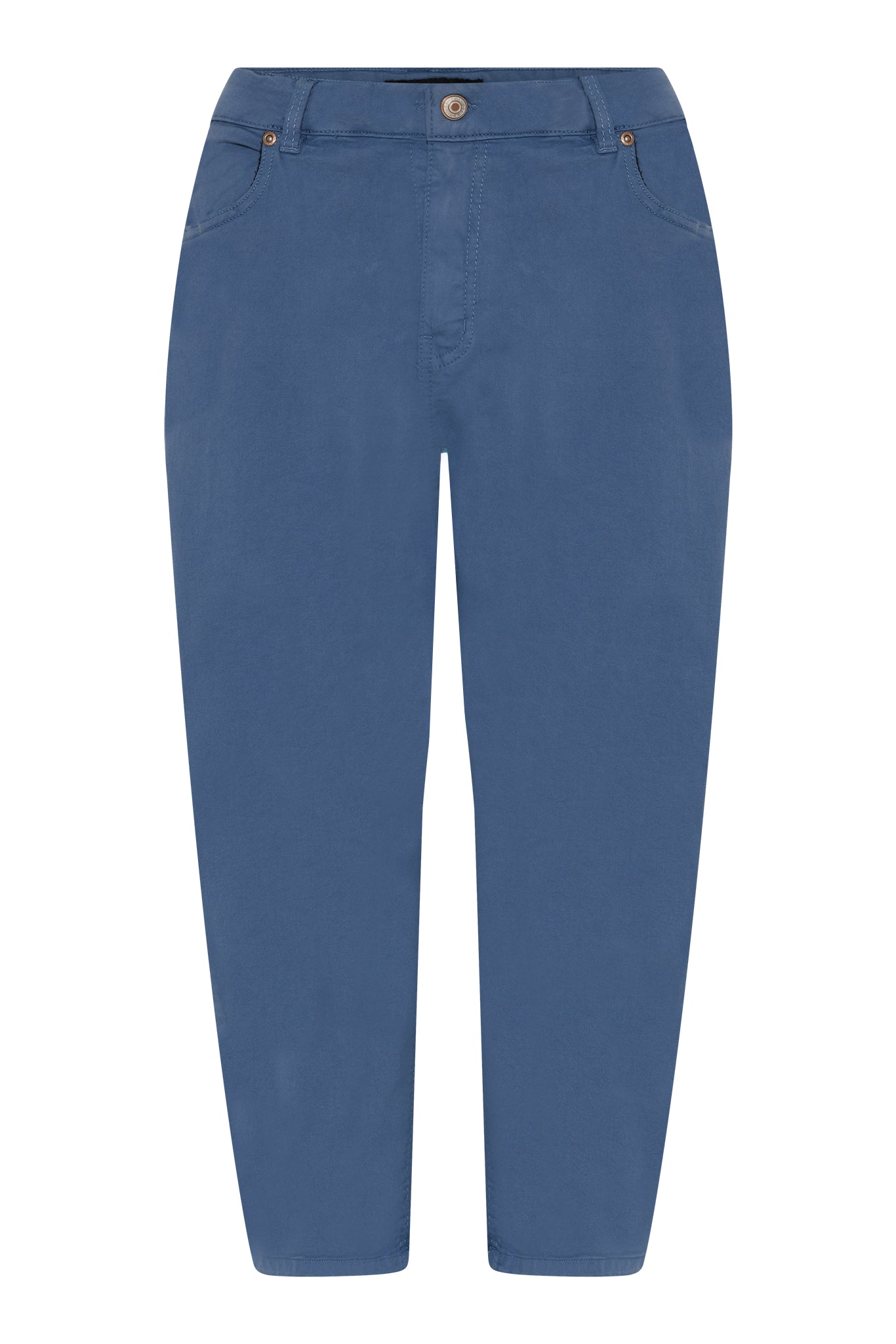 DNYcph PLUS SIZE LENA TWILL PIRATE PANTS 3/4 108 JEANS BLUE