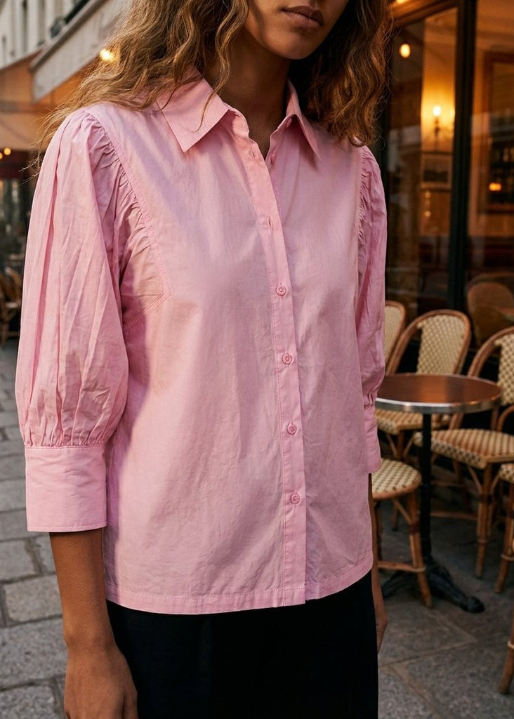 MARC LAUGE PUFF POP SHIRT BLOUSE/SHIRT 303 BABY ROSE