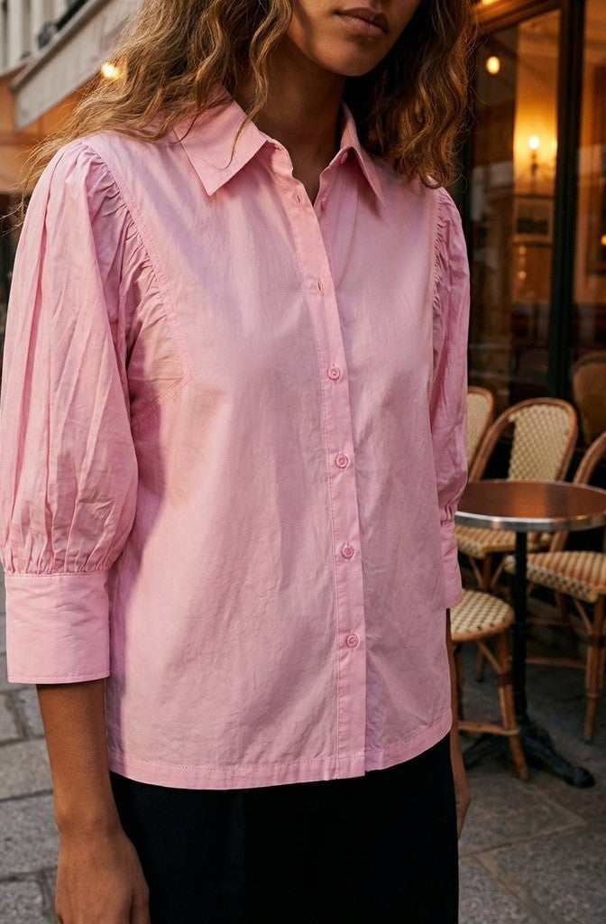 MARC LAUGE PUFF POP SHIRT BLOUSE/SHIRT 303 BABY ROSE