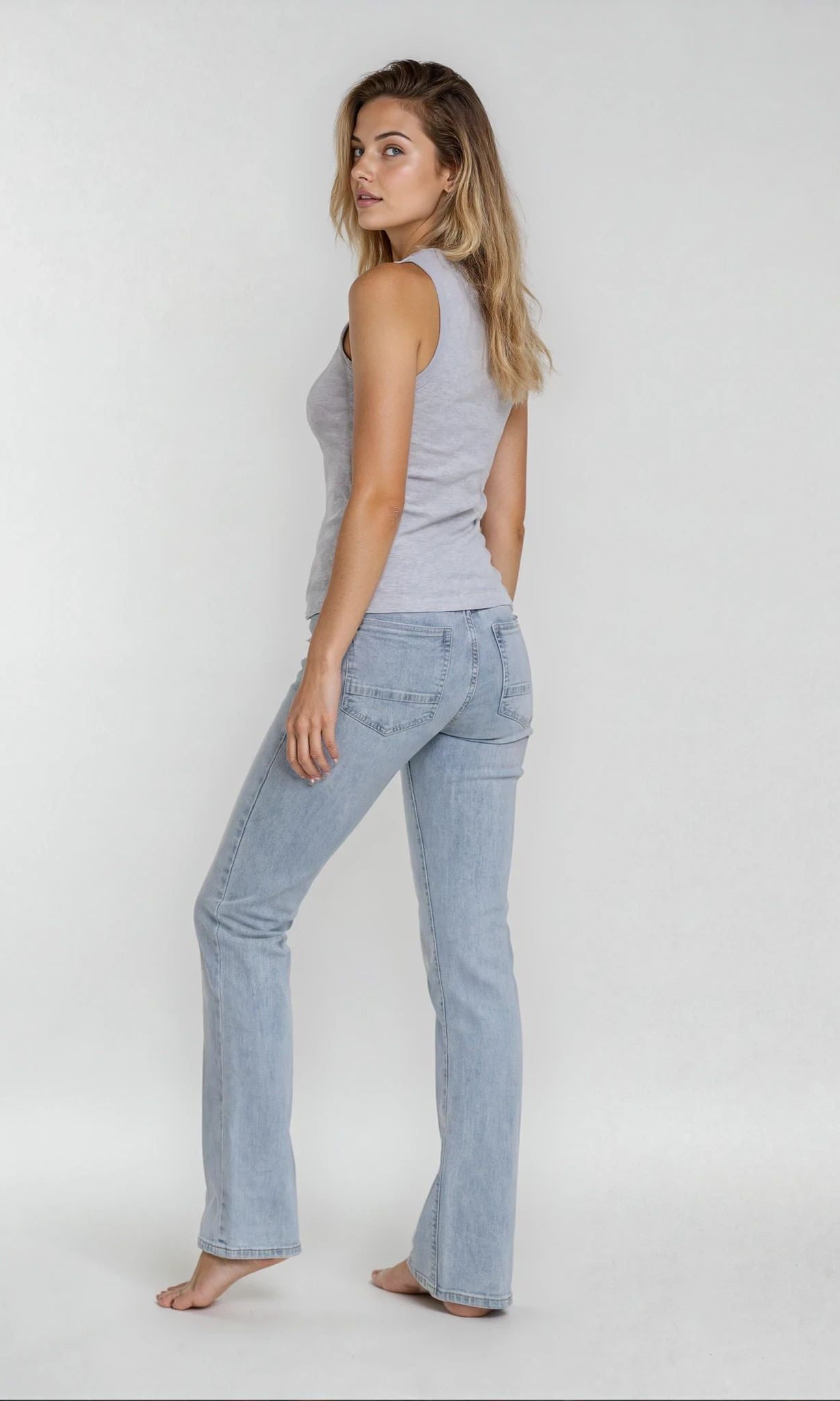MAPP Patti Bootcut Denim Jeans DENIM/TWILL 8996 LIGHT BLUE USED