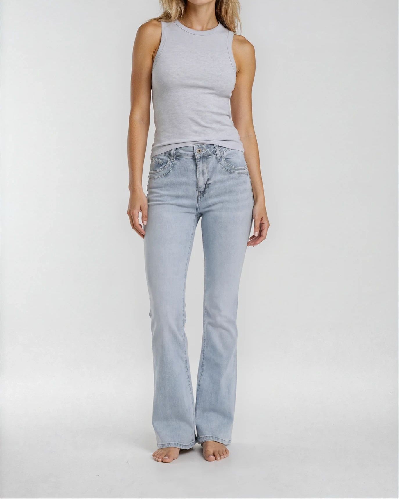 MAPP Patti Bootcut Denim Jeans DENIM/TWILL 8996 LIGHT BLUE USED