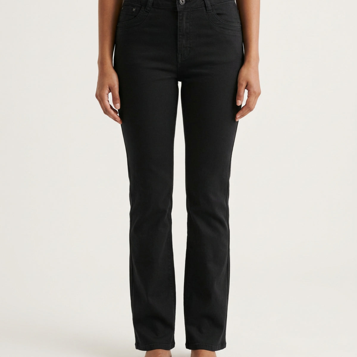 MAPP Patti Bootcut Twill Jeans DENIM/TWILL 80 BLACK