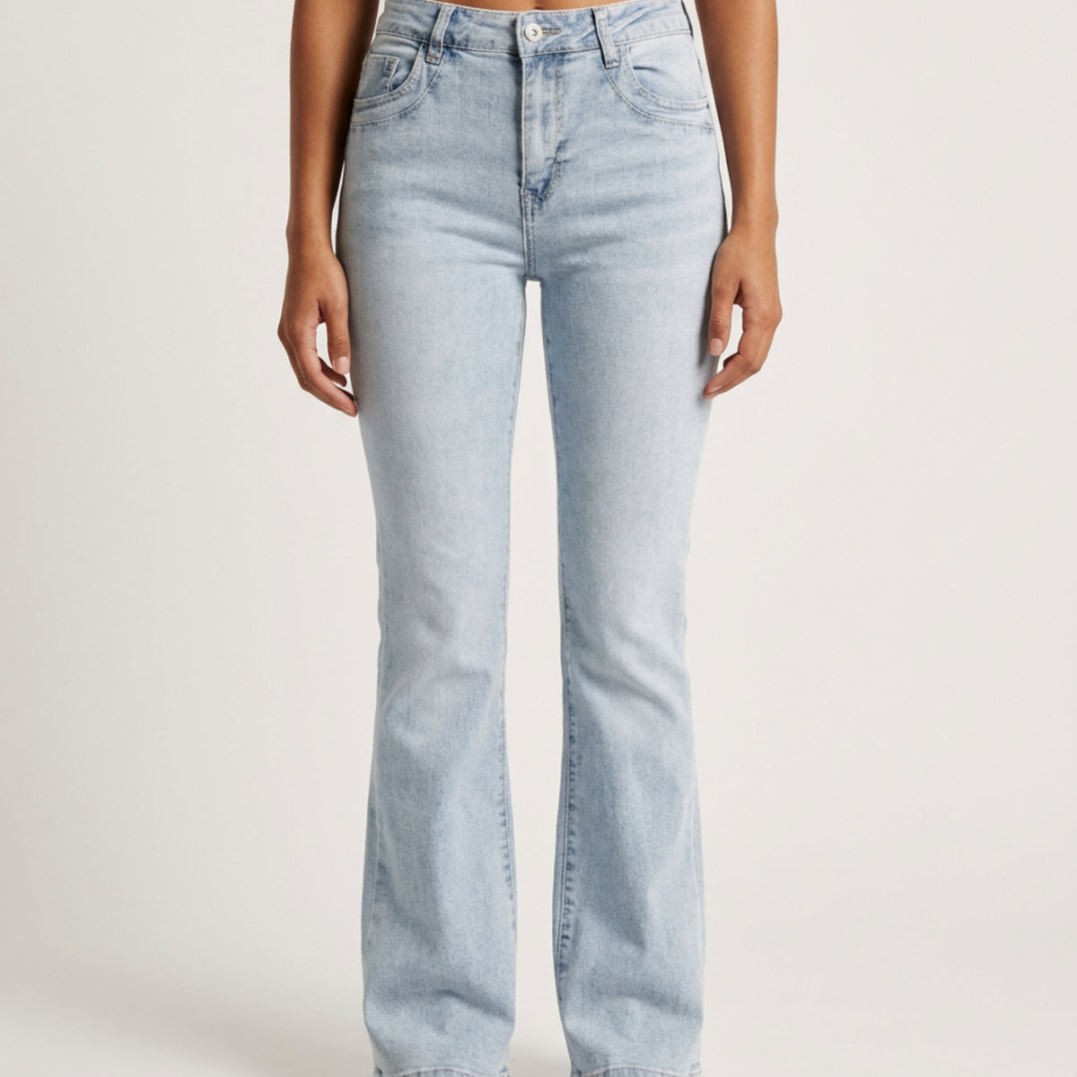MAPP Patti Jones High Waist Bootcut Jeans | Mapp DENIM/TWILL 8996 LIGHT BLUE USED