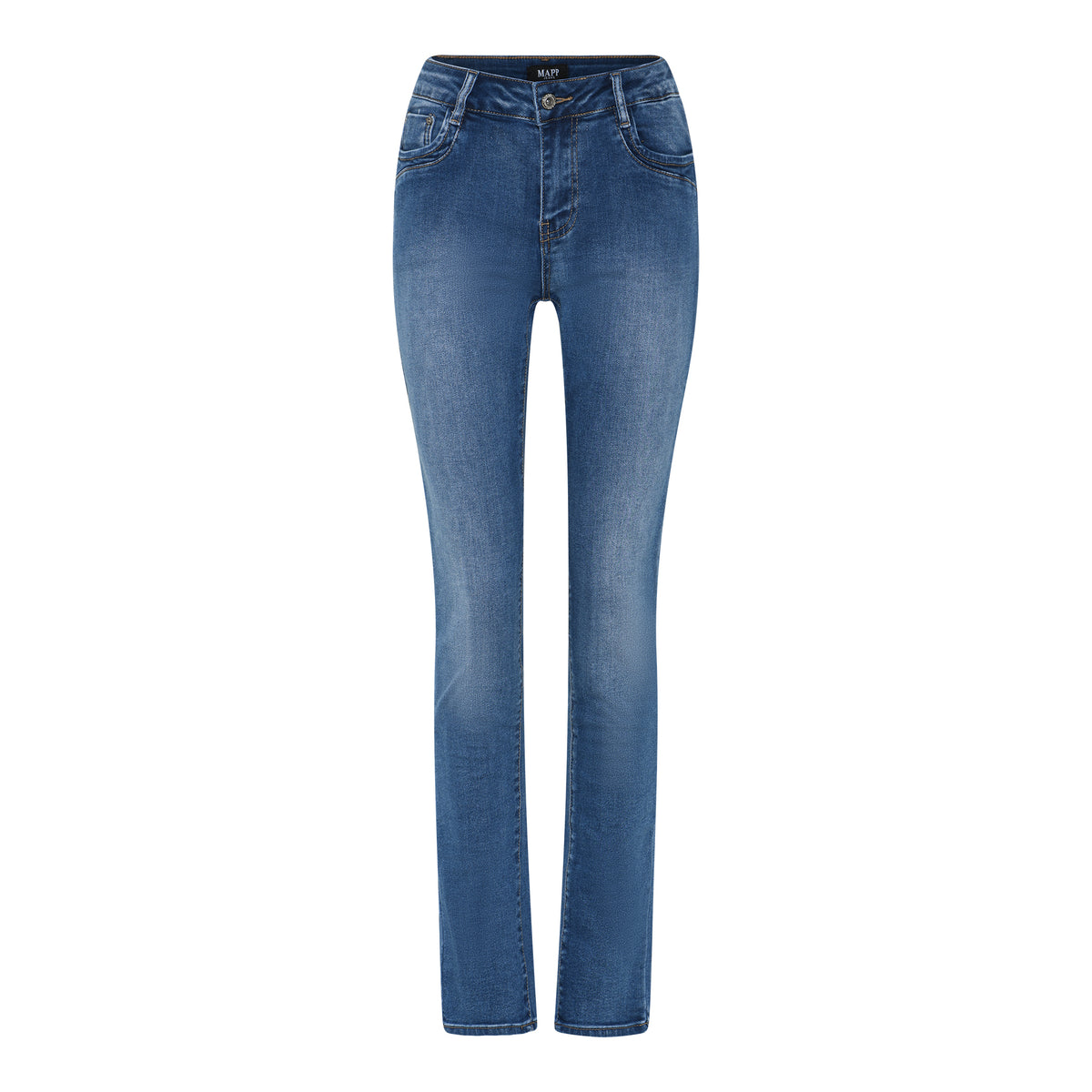 MAPP Patti Mid Waist Slim Fit Jeans | Marc Lauge DENIM/TWILL 9396 DENIM USED
