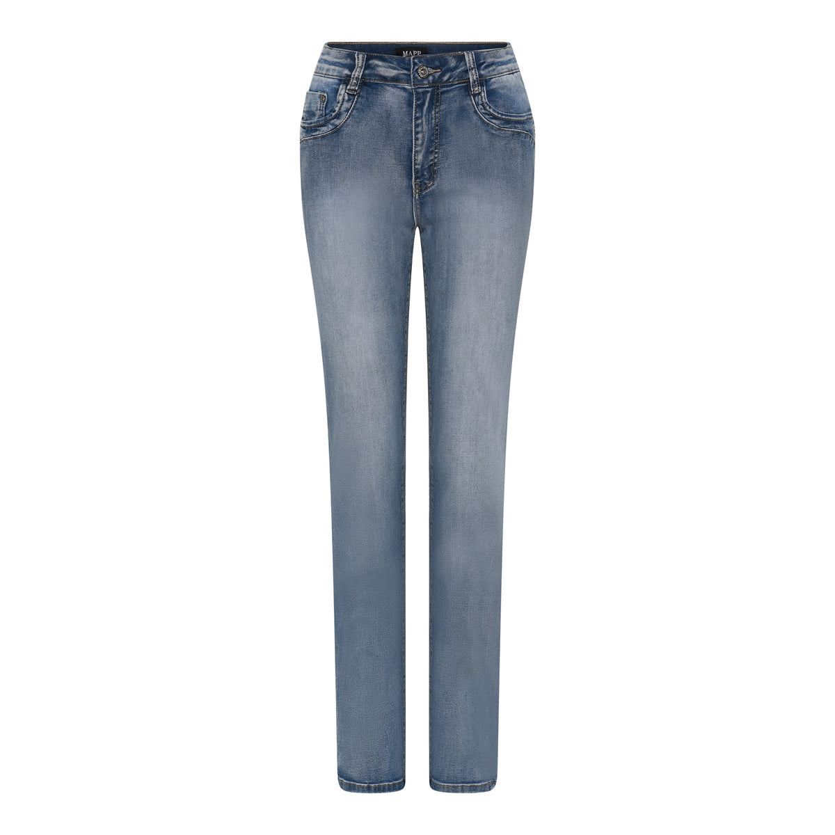 MAPP Patti Straight Leg Denim Jeans DENIM/TWILL 9196 LIGHT BLUE USED