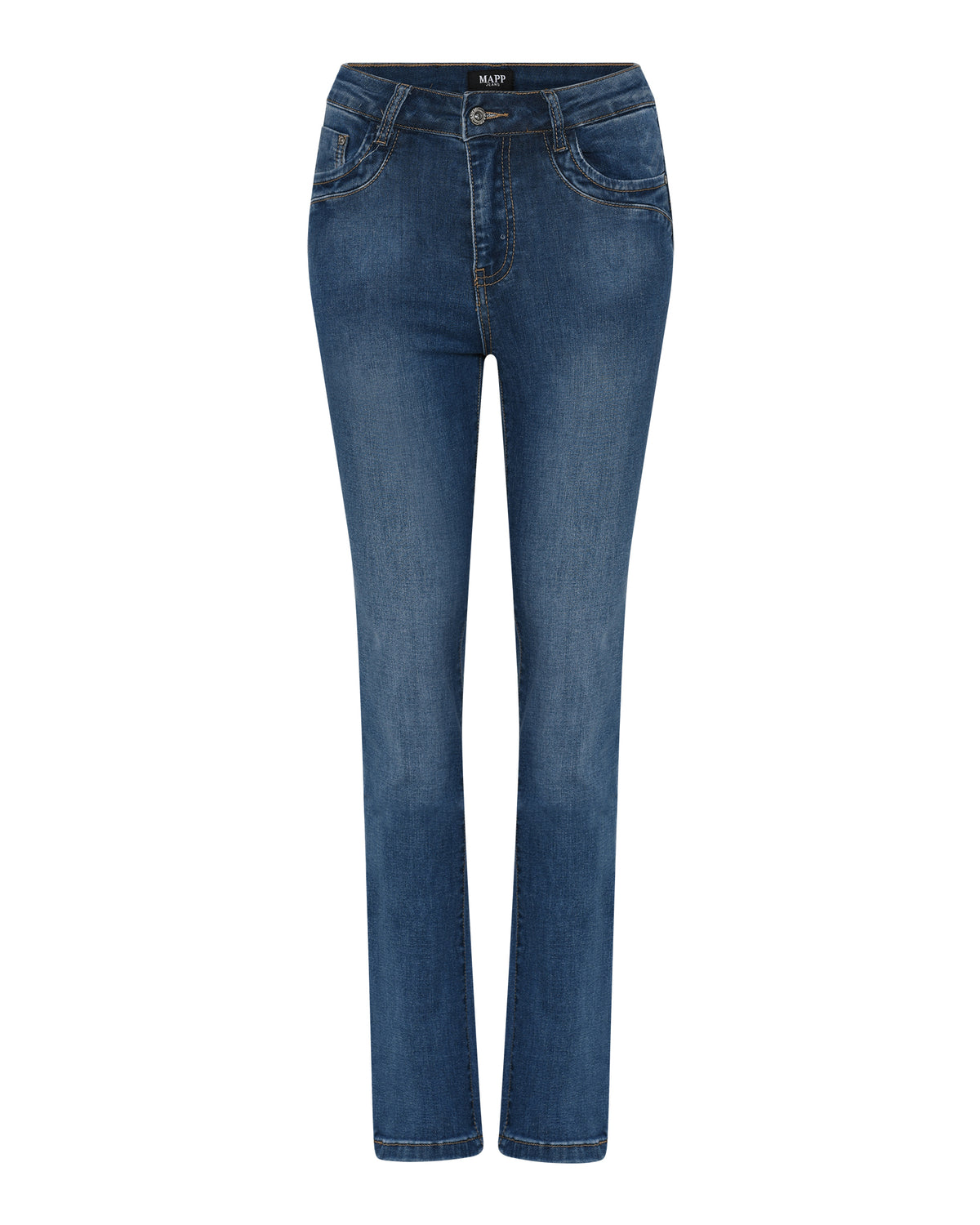 MAPP Patti Straight Leg Denim Jeans DENIM/TWILL 939699 CLASSIC BLUE USED