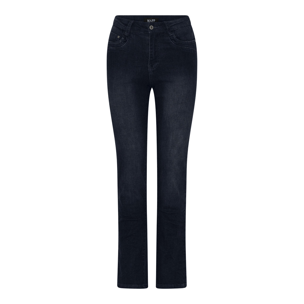 MAPP Patti Straight Leg Denim Jeans DENIM/TWILL 989699 HI-TECH USED DARK BLUE