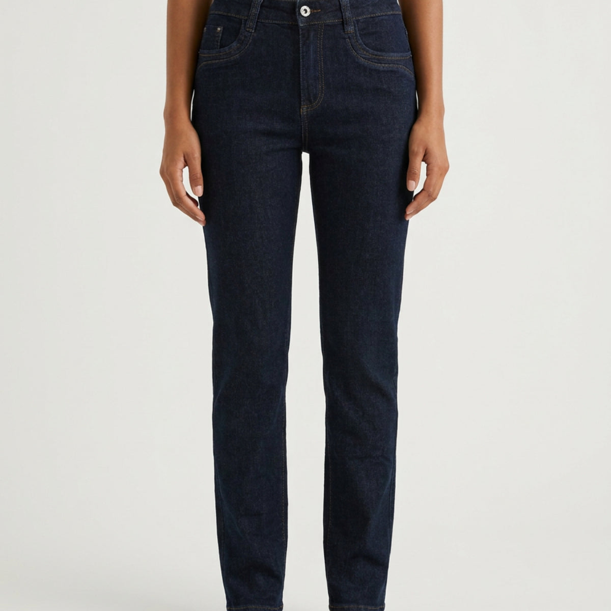 MAPP Patti Straight Leg Denim Jeans DENIM/TWILL 98 DARK BLUE