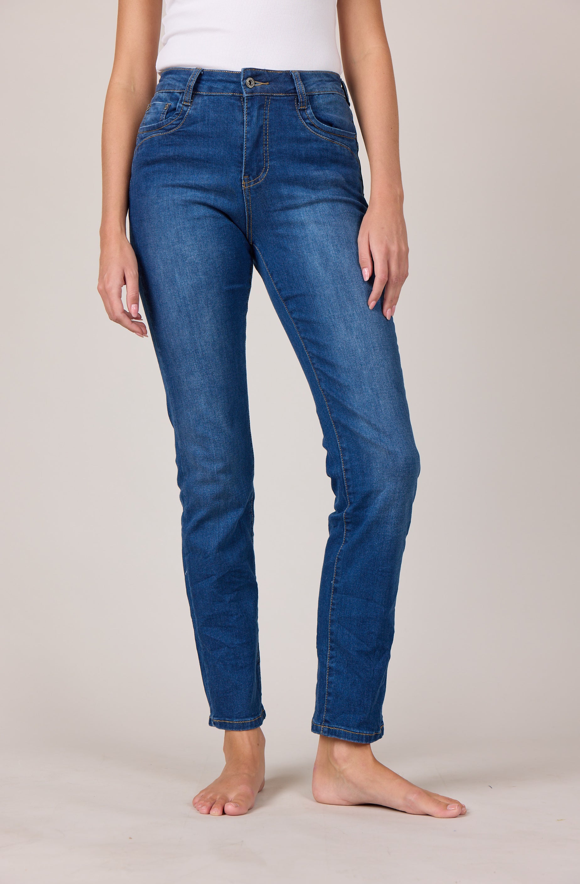 MAPP Patti Zip Denim Jeans DENIM/TWILL 9396 DENIM USED