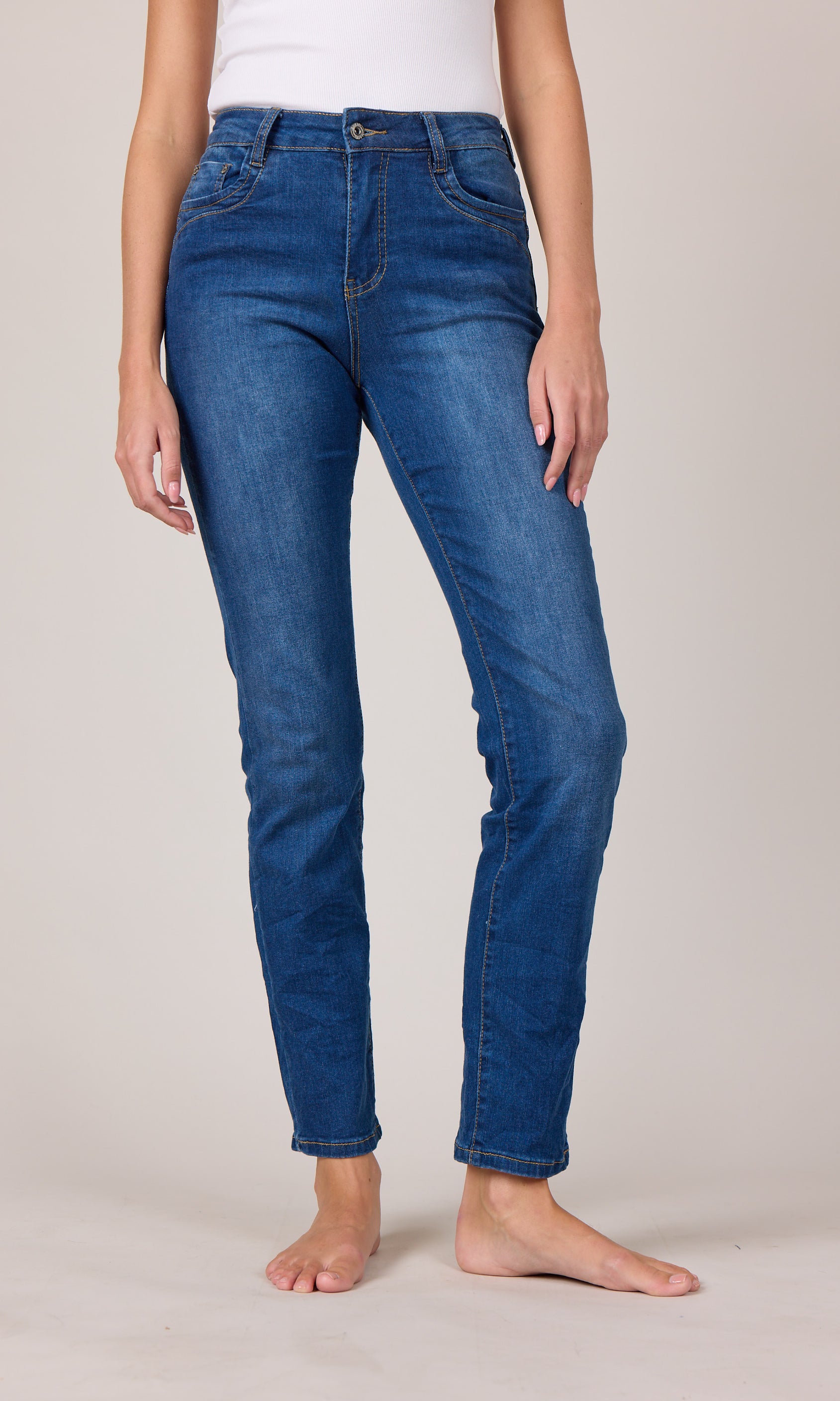 MAPP Patti Zip Denim Jeans DENIM/TWILL 9396 DENIM USED