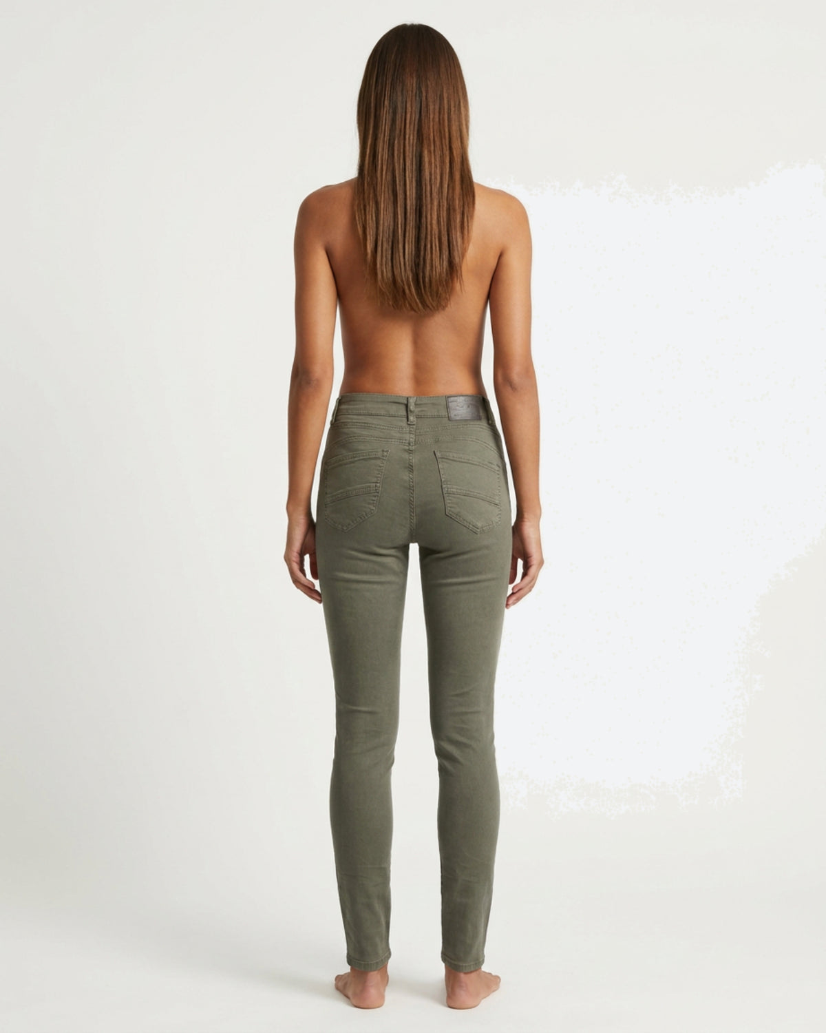 MAPP Patti Zip Twill Jeans DENIM/TWILL 645 SALVIE