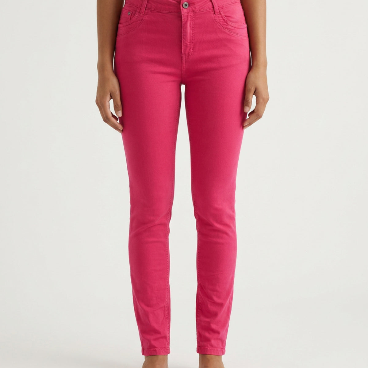 MAPP Patti Zip Twill Jeans DENIM/TWILL 514 PINK