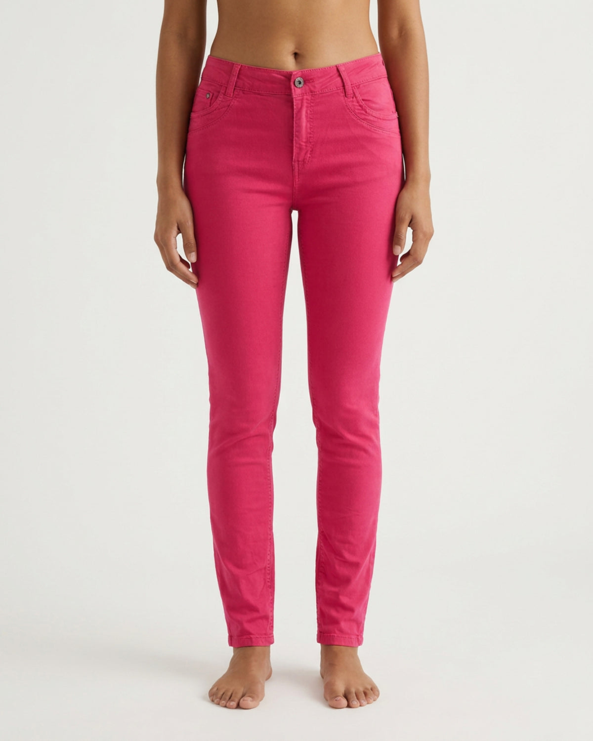 MAPP Patti Zip Twill Jeans DENIM/TWILL 514 PINK