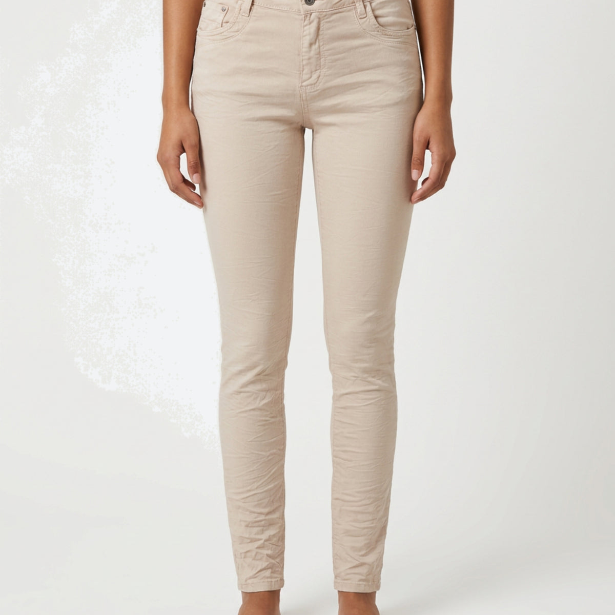 MAPP Patti Zip Twill Jeans DENIM/TWILL 27 SAND