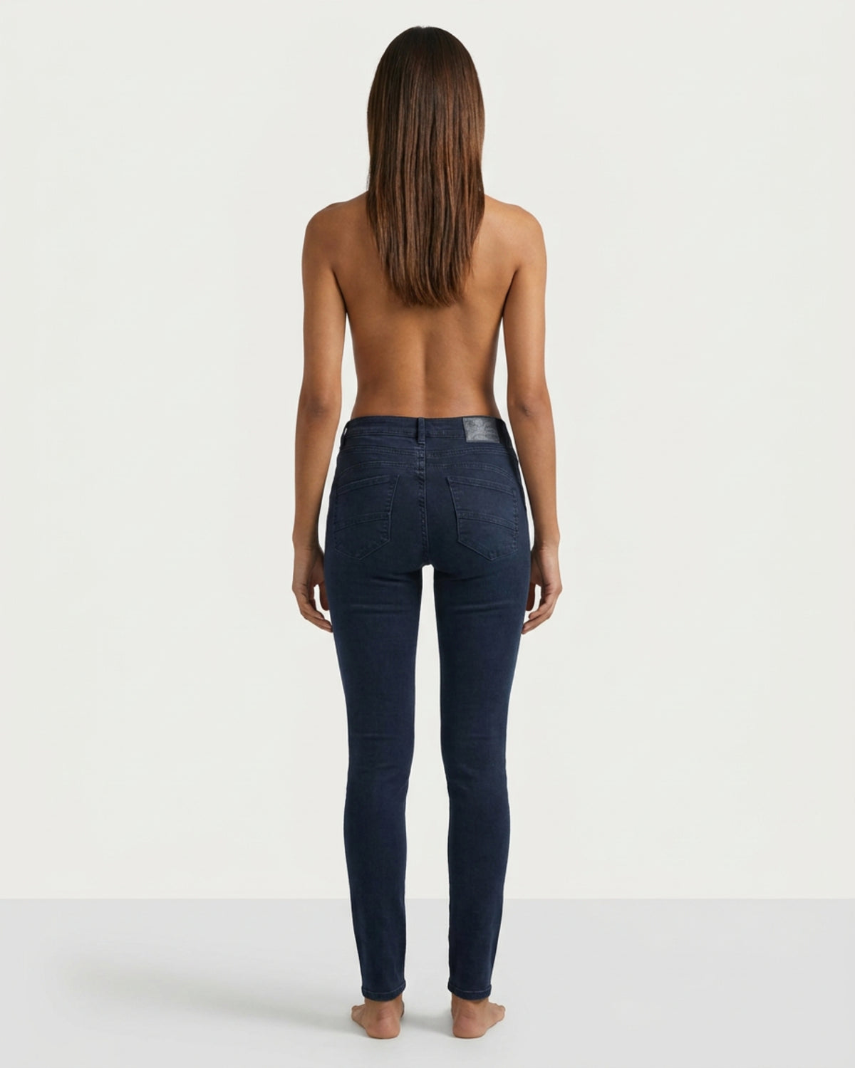 MAPP Patti Zip Twill Jeans DENIM/TWILL 104 NAVY
