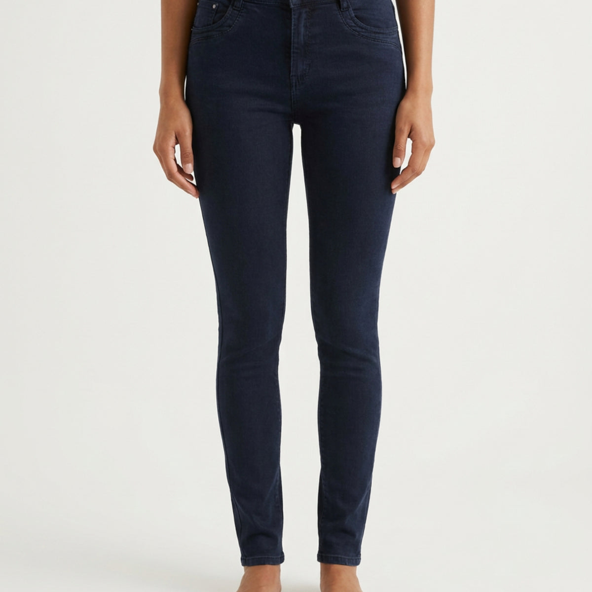 MAPP Patti Zip Twill Jeans DENIM/TWILL 104 NAVY