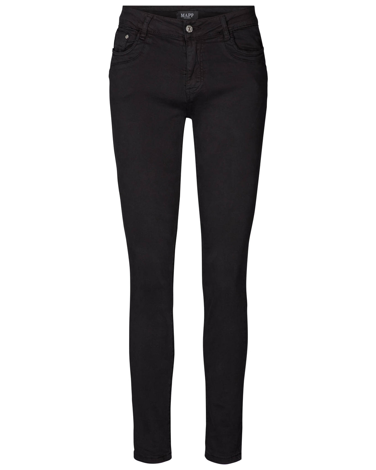 MAPP Patti Zip Twill Jeans DENIM/TWILL 80 BLACK