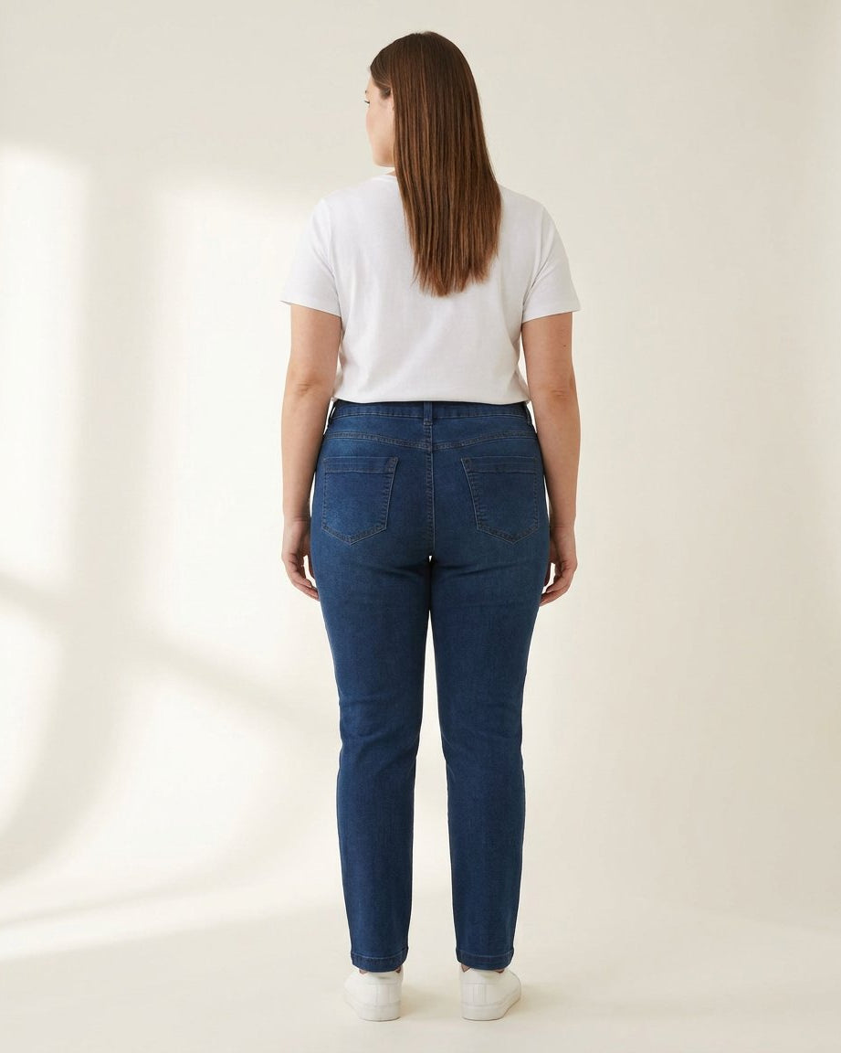 DNYcph Plus Size Emilia Jeans DENIM/TWILL 93 CLASSIC BLUE DENIM