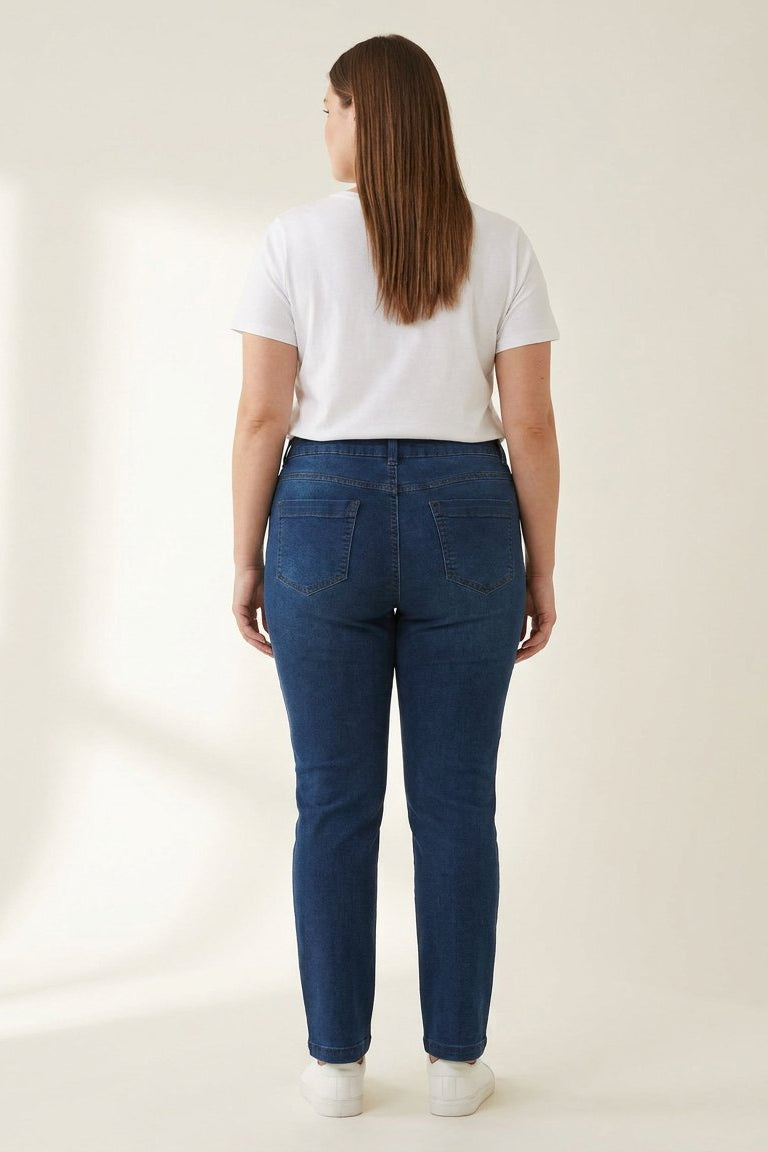 DNYcph Plus Size Emilia Jeans DENIM/TWILL 93 CLASSIC BLUE DENIM
