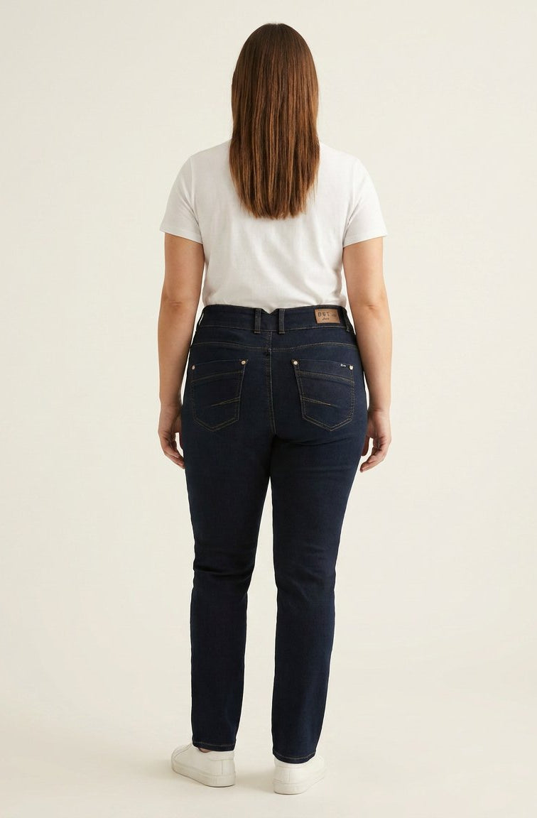DNYcph Plus Size Pascha Denim Jeans DENIM/TWILL 98 DARK BLUE