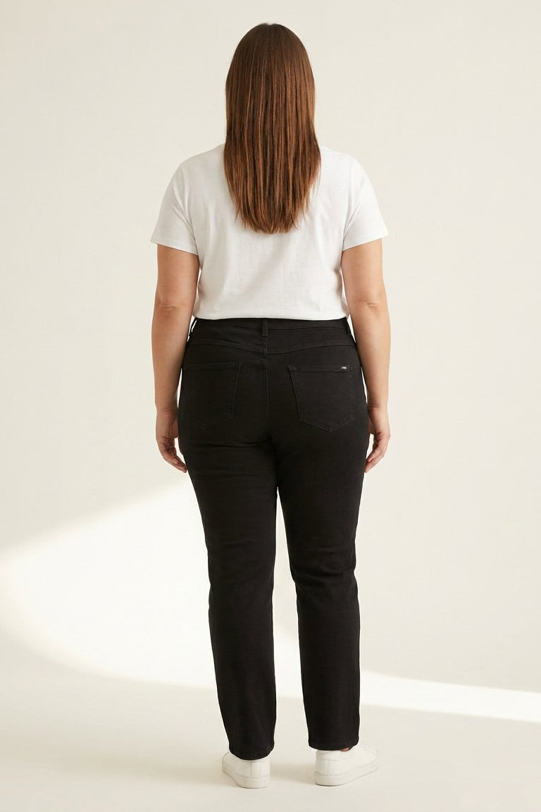 DNYcph Plus Size Superfit Denim Jeans DENIM/TWILL 81 BLACK DENIM