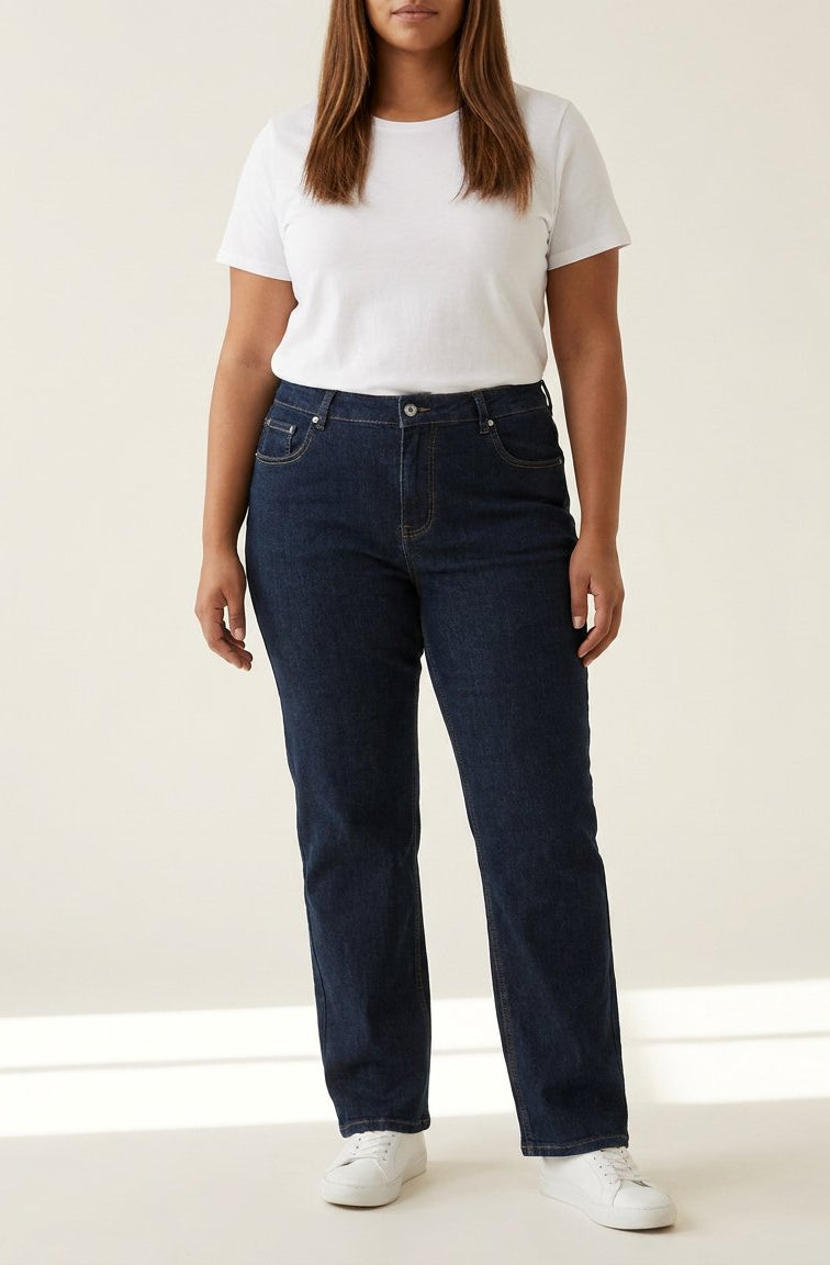 DNYcph Plus Size Superfit Denim Jeans DENIM/TWILL 98 DARK BLUE