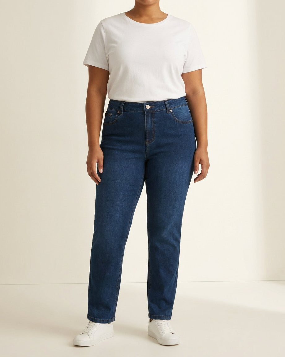 DNYcph Plus Size Superfit Denim Jeans DENIM/TWILL 9396 DENIM USED